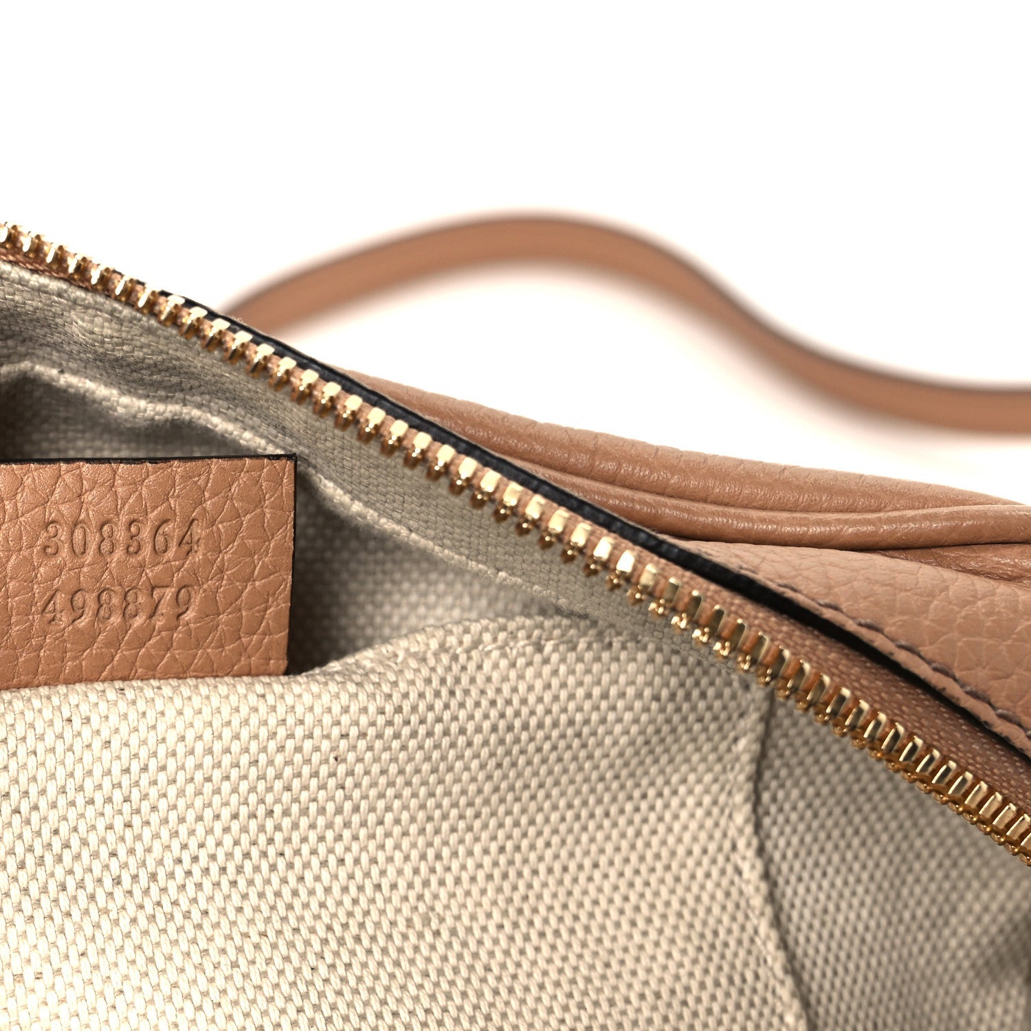 Pebbled Calfskin Small Soho Disco Bag Camelia