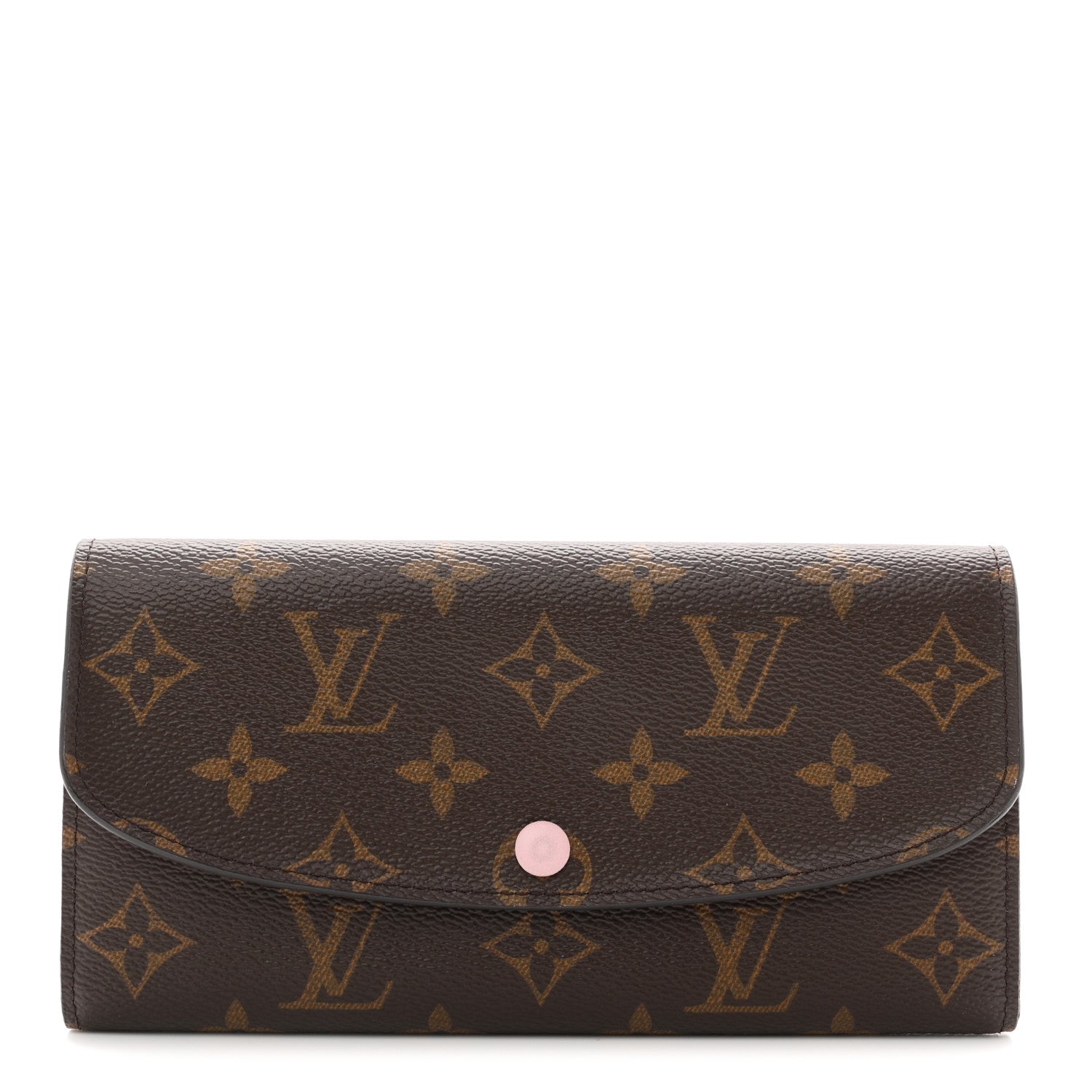 Monogram Emilie Wallet Rose Ballerine