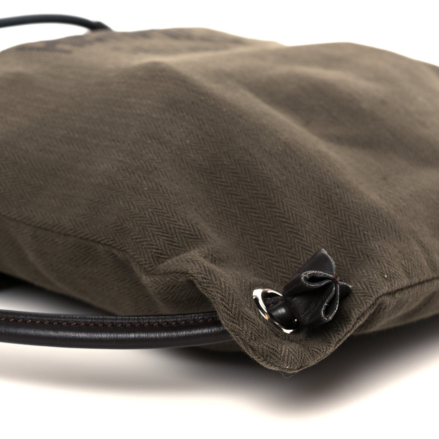 Herringbone Canvas Swift Maline Bag Kaki Ebene