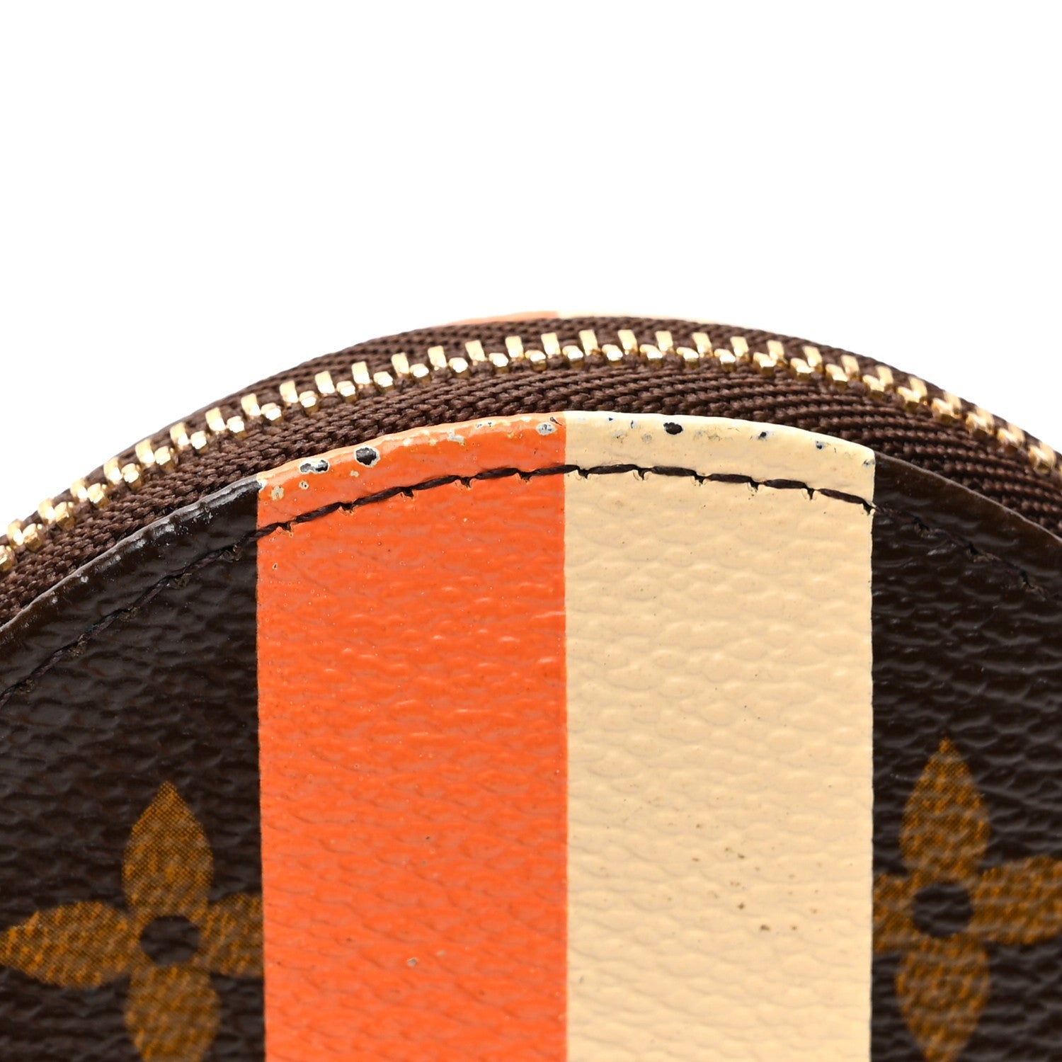 Monogram Groom Round Coin Purse