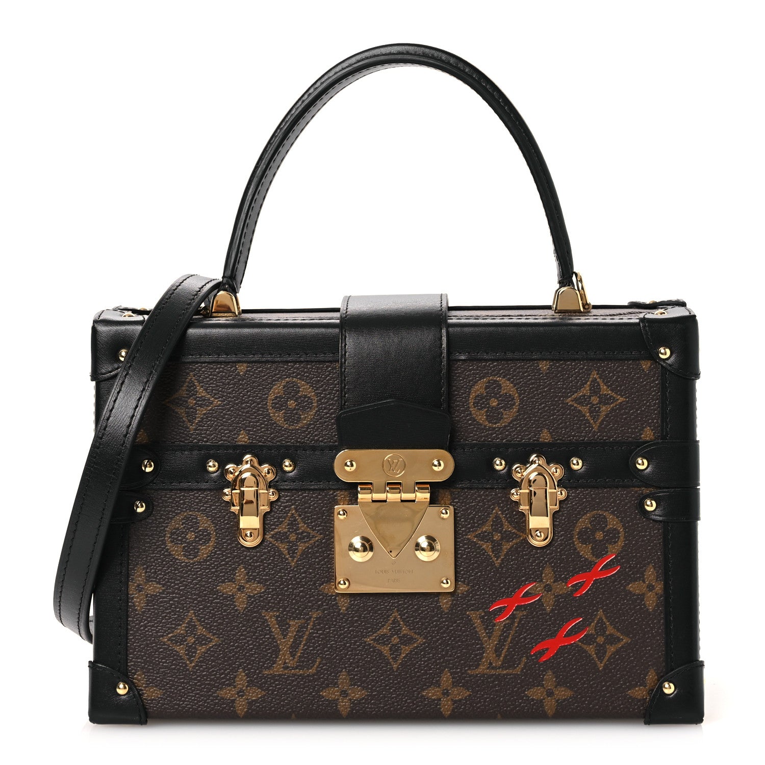 Monogram Petite Malle V Black