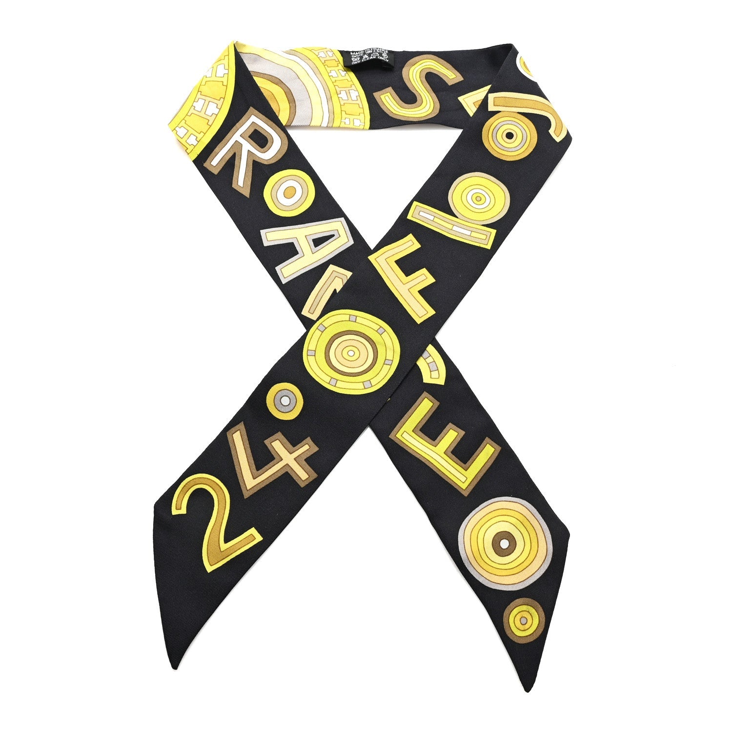 Silk Tohu Bohu Twilly Scarf Black