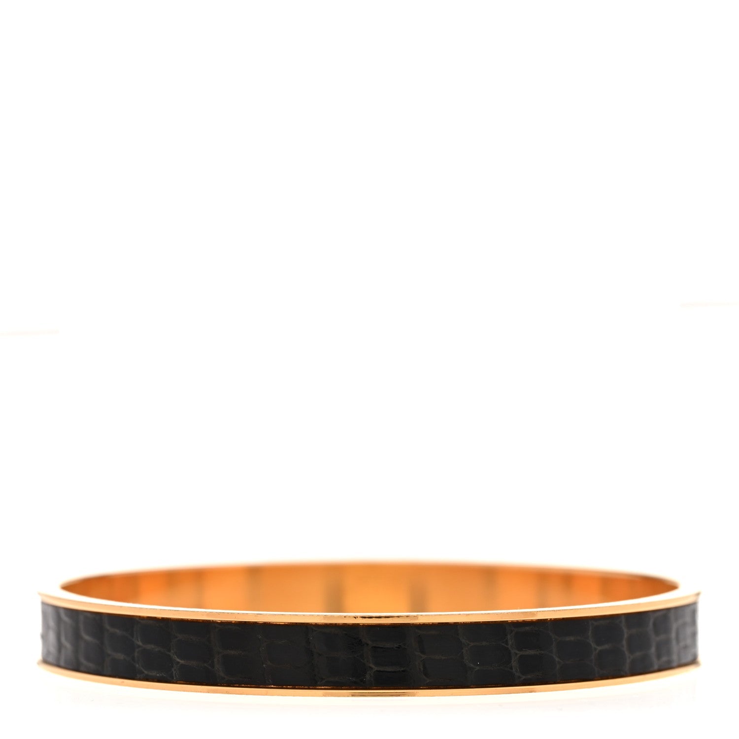 Lizard Kelly Lock Cadena Bracelet Black