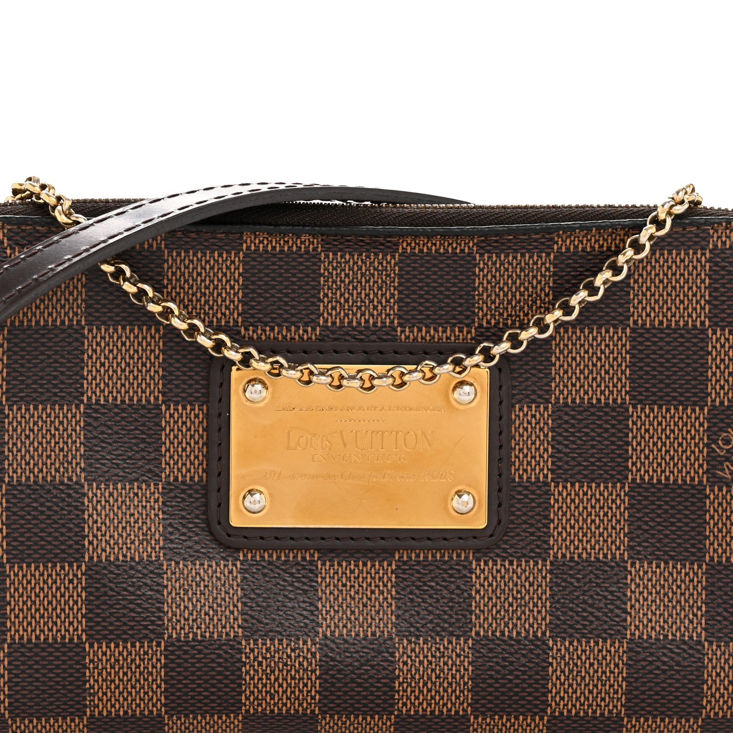 Damier Ebene Eva Clutch