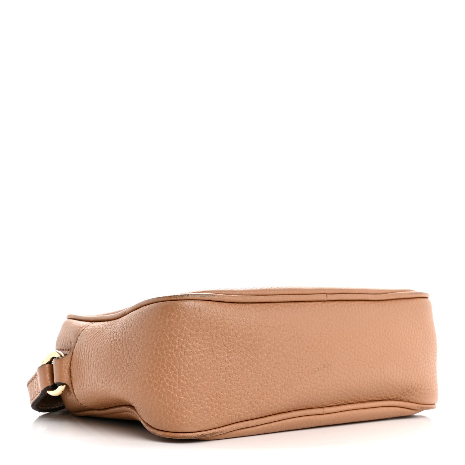 Pebbled Calfskin Small Soho Disco Bag Rose Beige