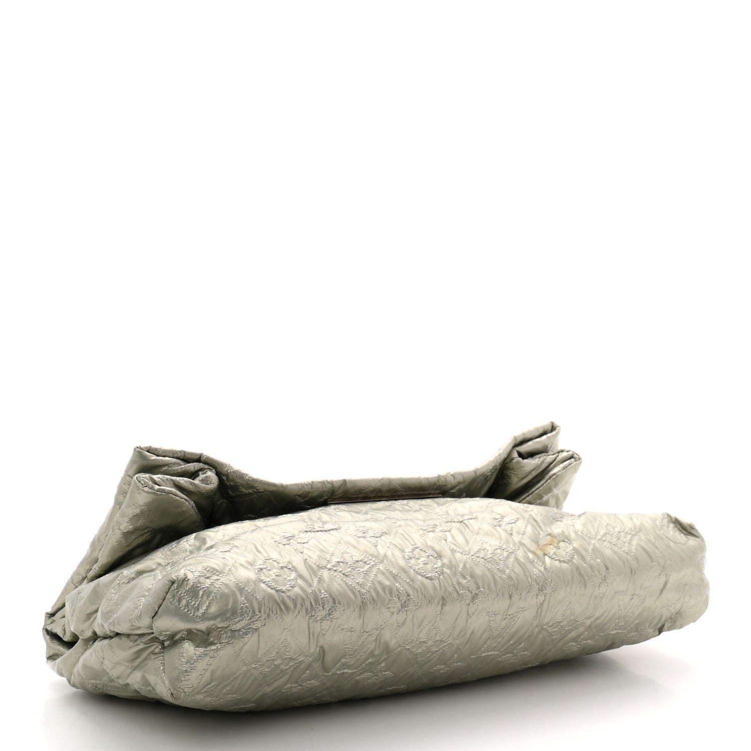 Jacquard Quilted Monogram Altair Clutch Argent