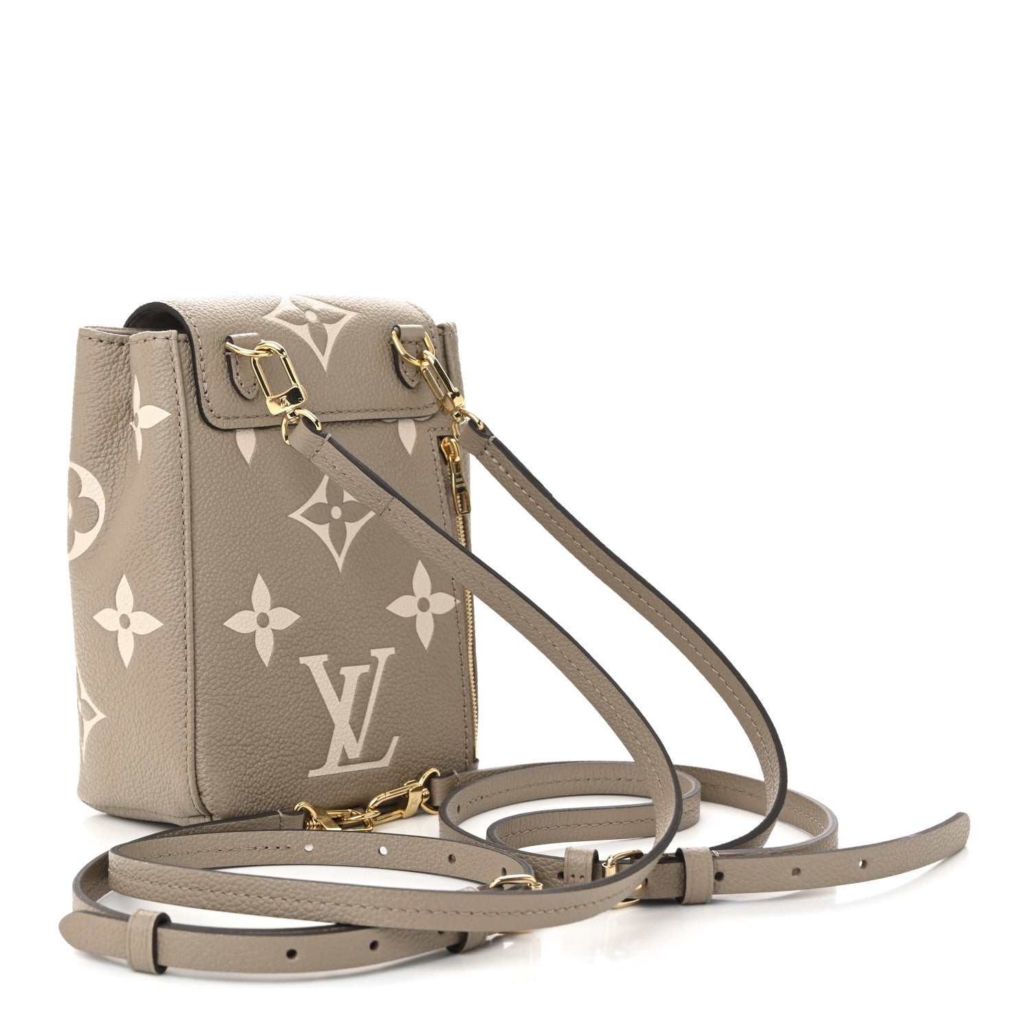 Empreinte Monogram Giant Tiny Backpack Tourterelle Cream