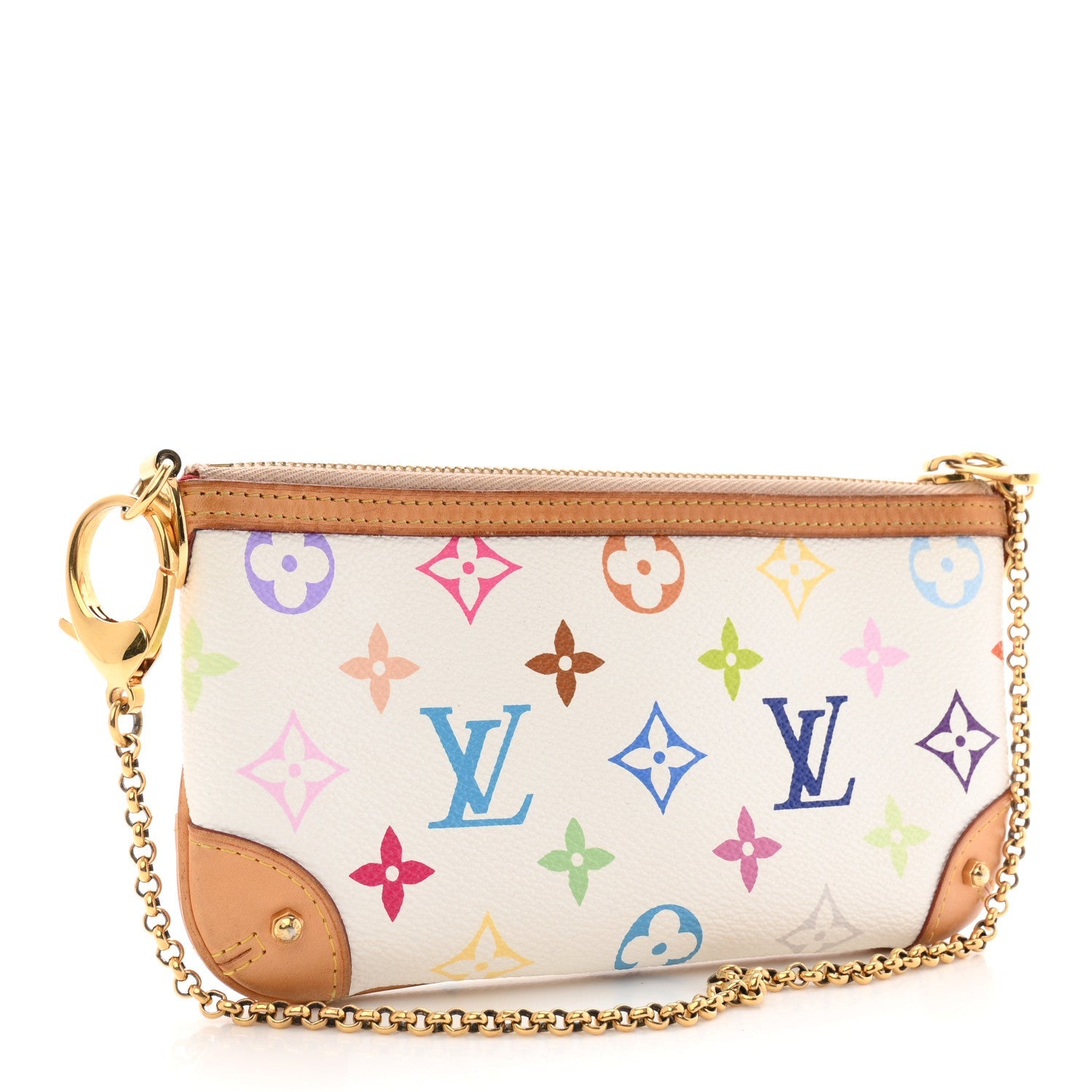 Monogram Multicolor Pochette Milla MM White