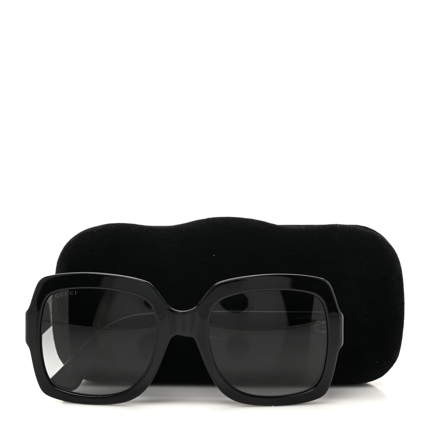 Acetate Square Frame Sunglasses GG0036S Black