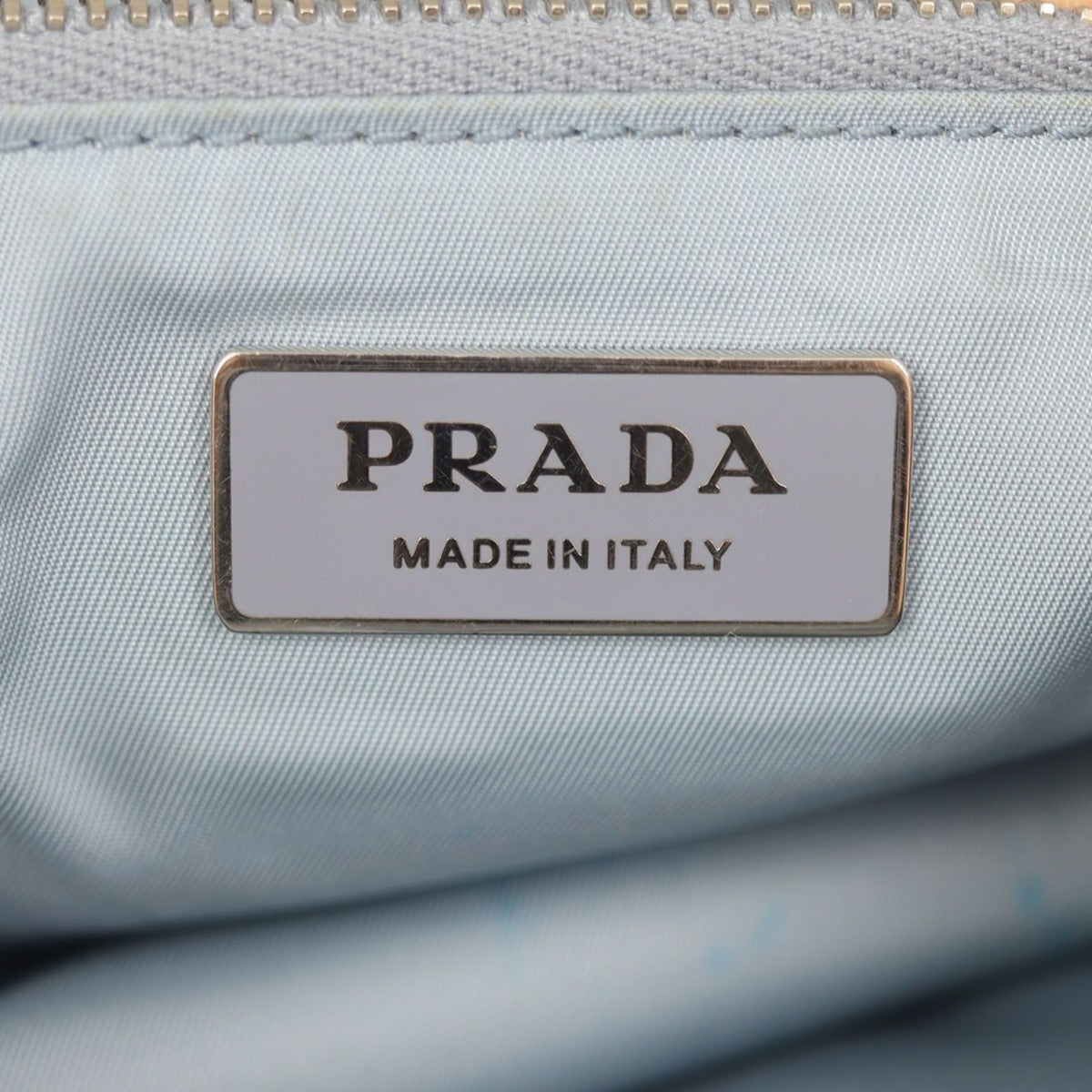 Prada Etiquette Studded Tessuto Messenger Bag