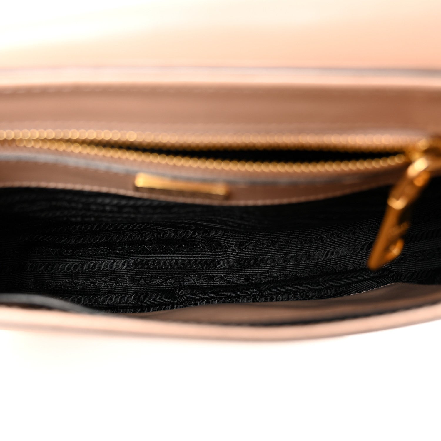 Saffiano Flap Crossbody Cipria