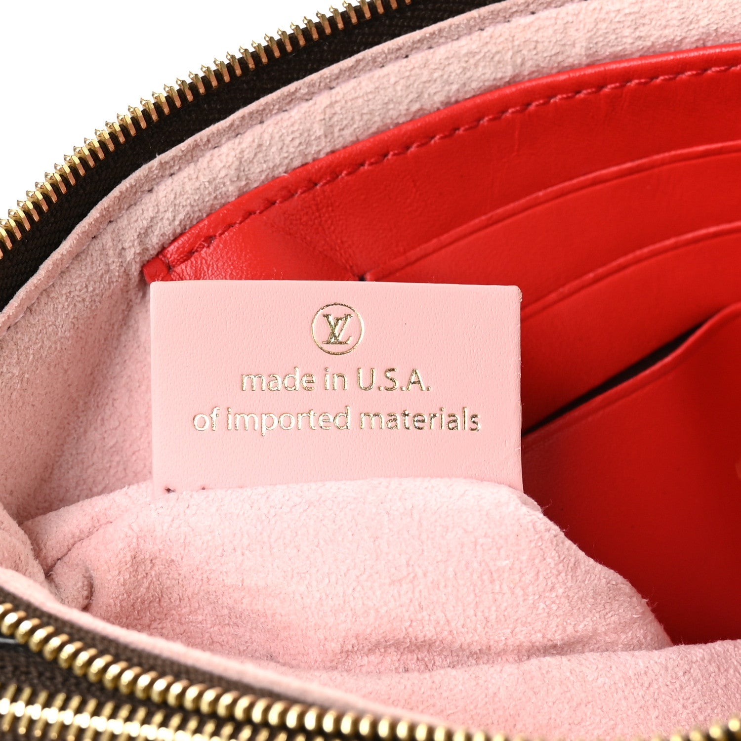 Monogram Blooming Flowers Double Zip Pochette
