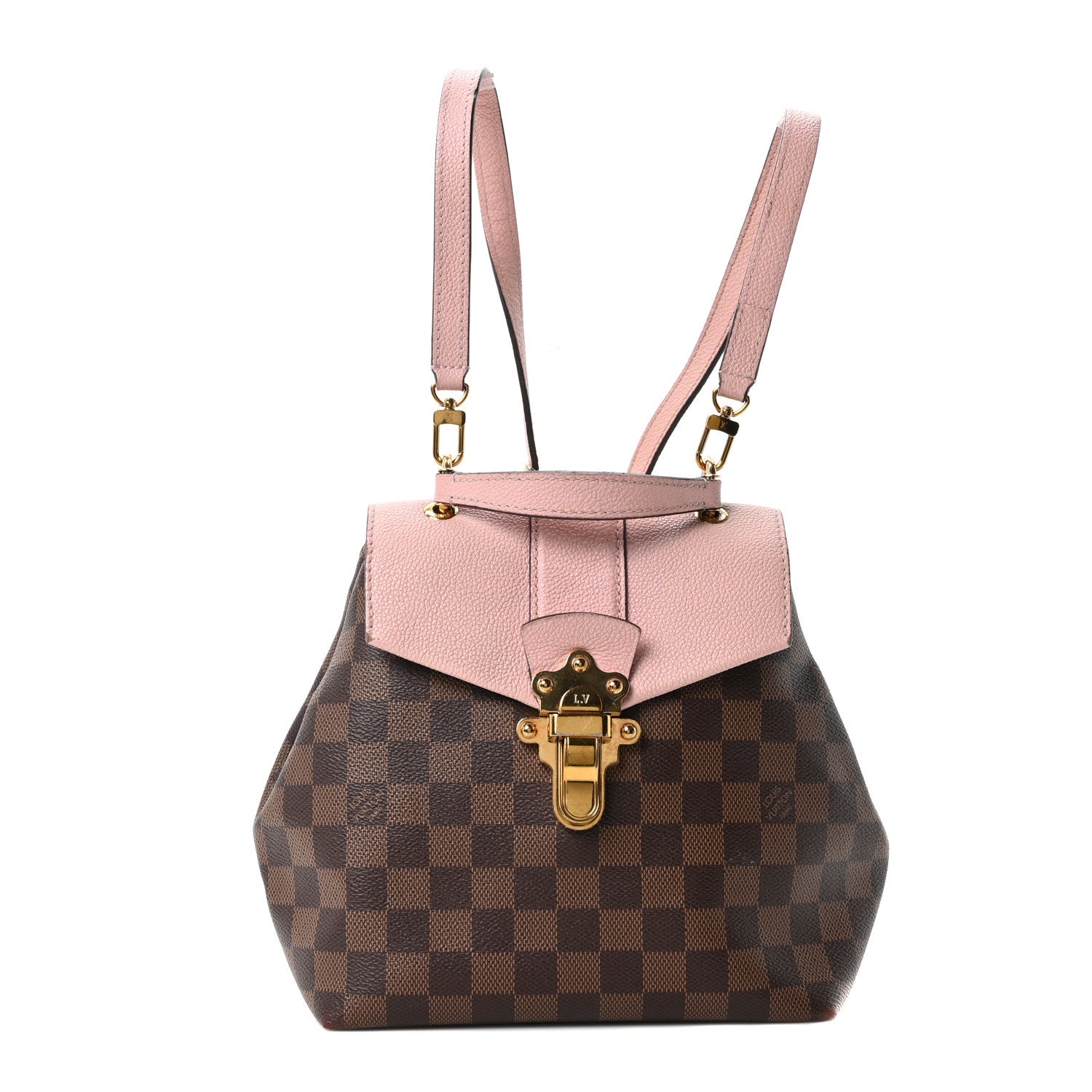 Damier Ebene Clapton Backpack Magnolia