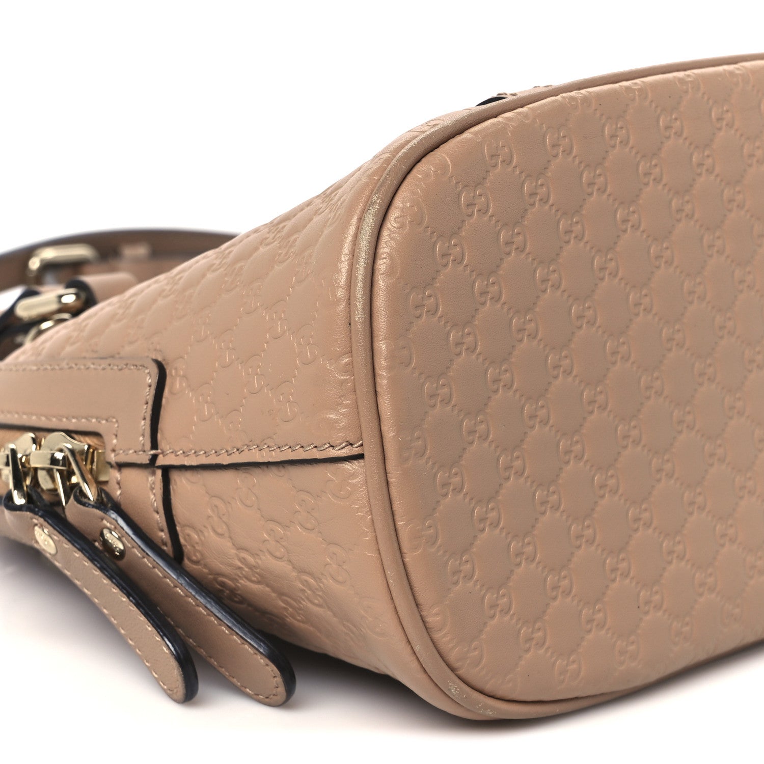 Soft Microguccissima Mini Dome Bag Camelia