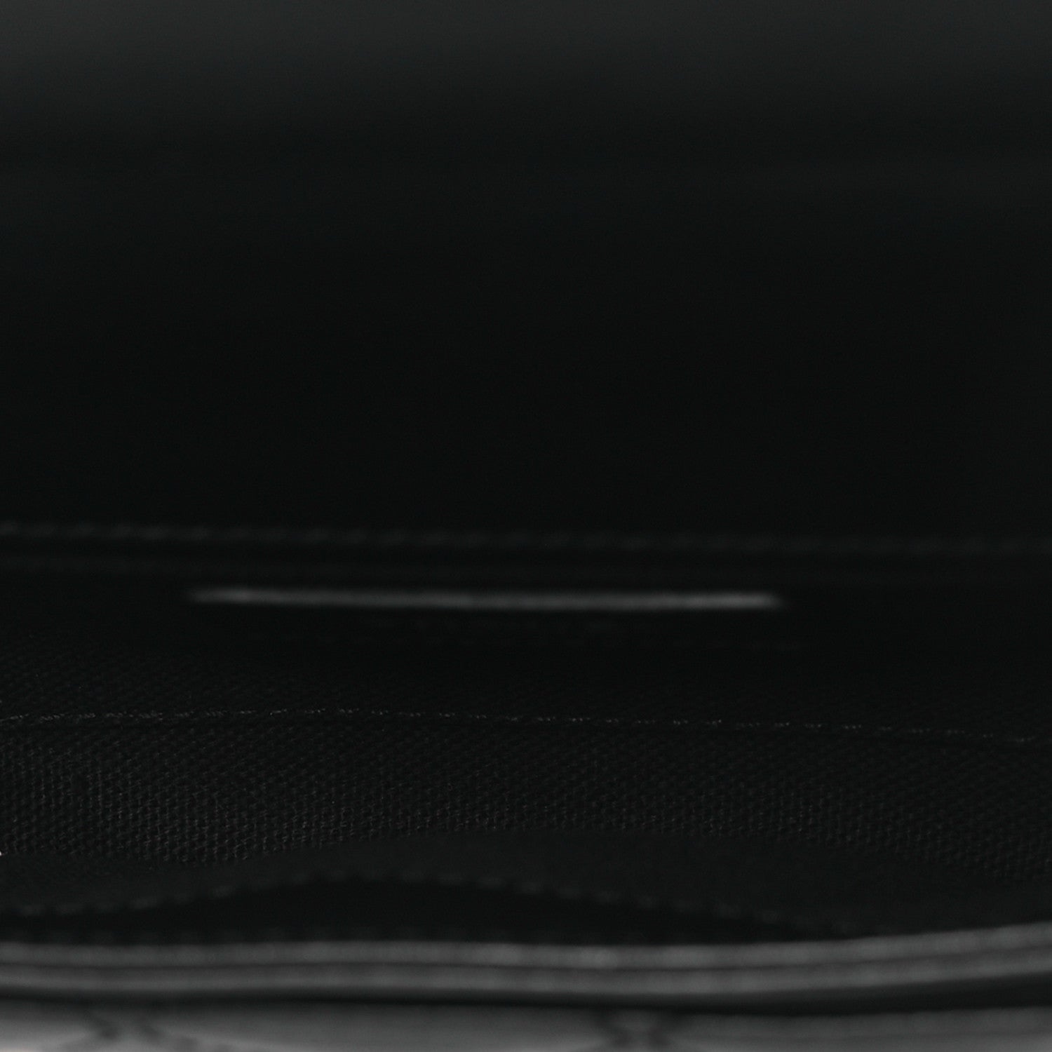Calfskin Quilted CC Uniform Flap Belt Bag Black