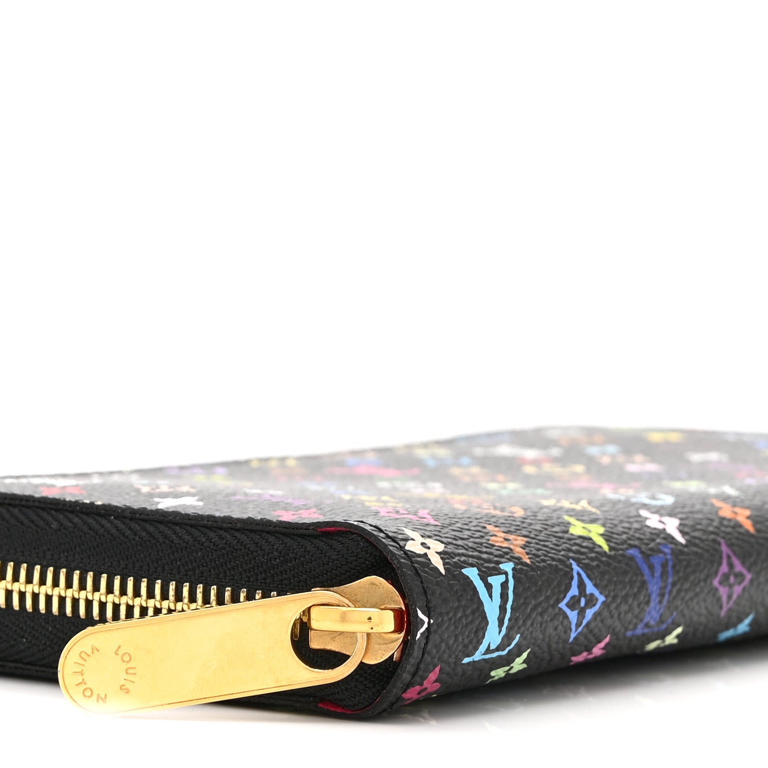 Monogram Multicolor Zippy Wallet Black Grenade