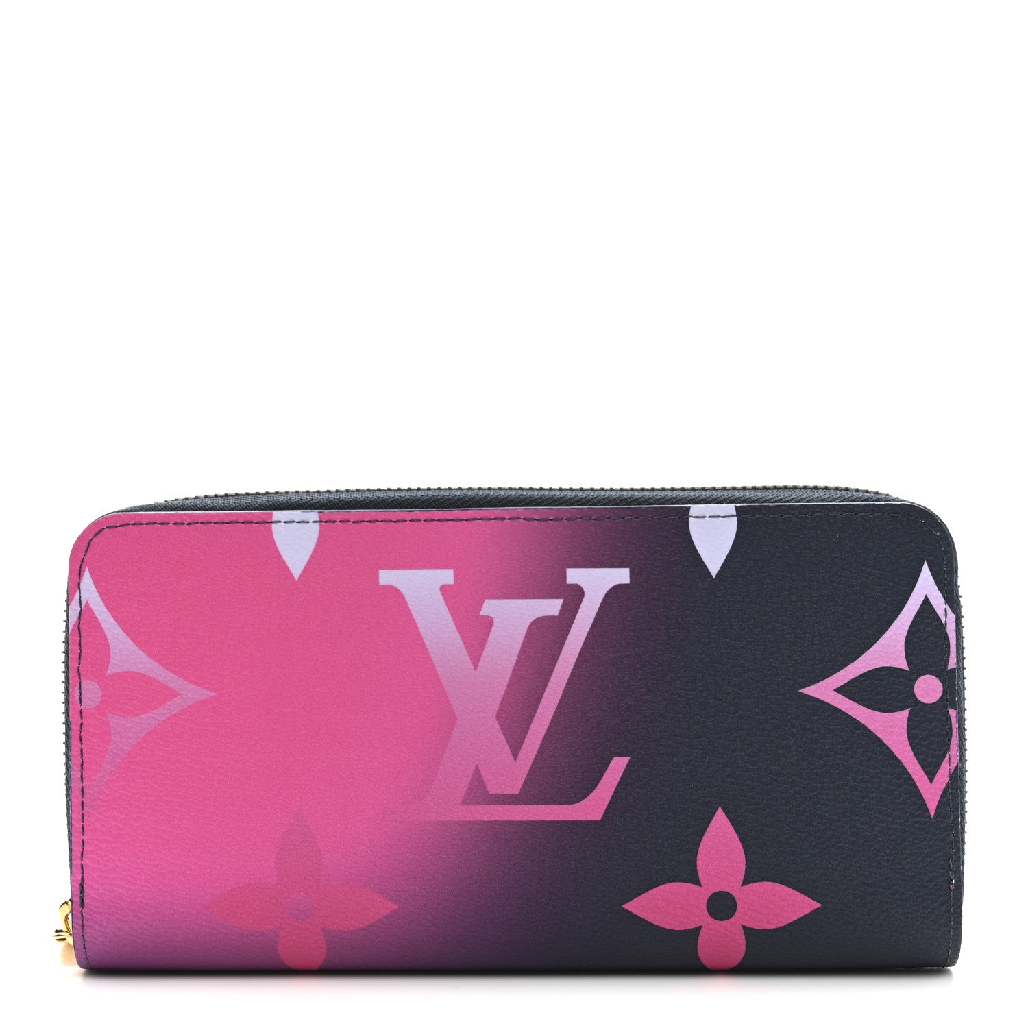 Monogram Giant Spring In The City Zippy Wallet Midnight Fuchsia