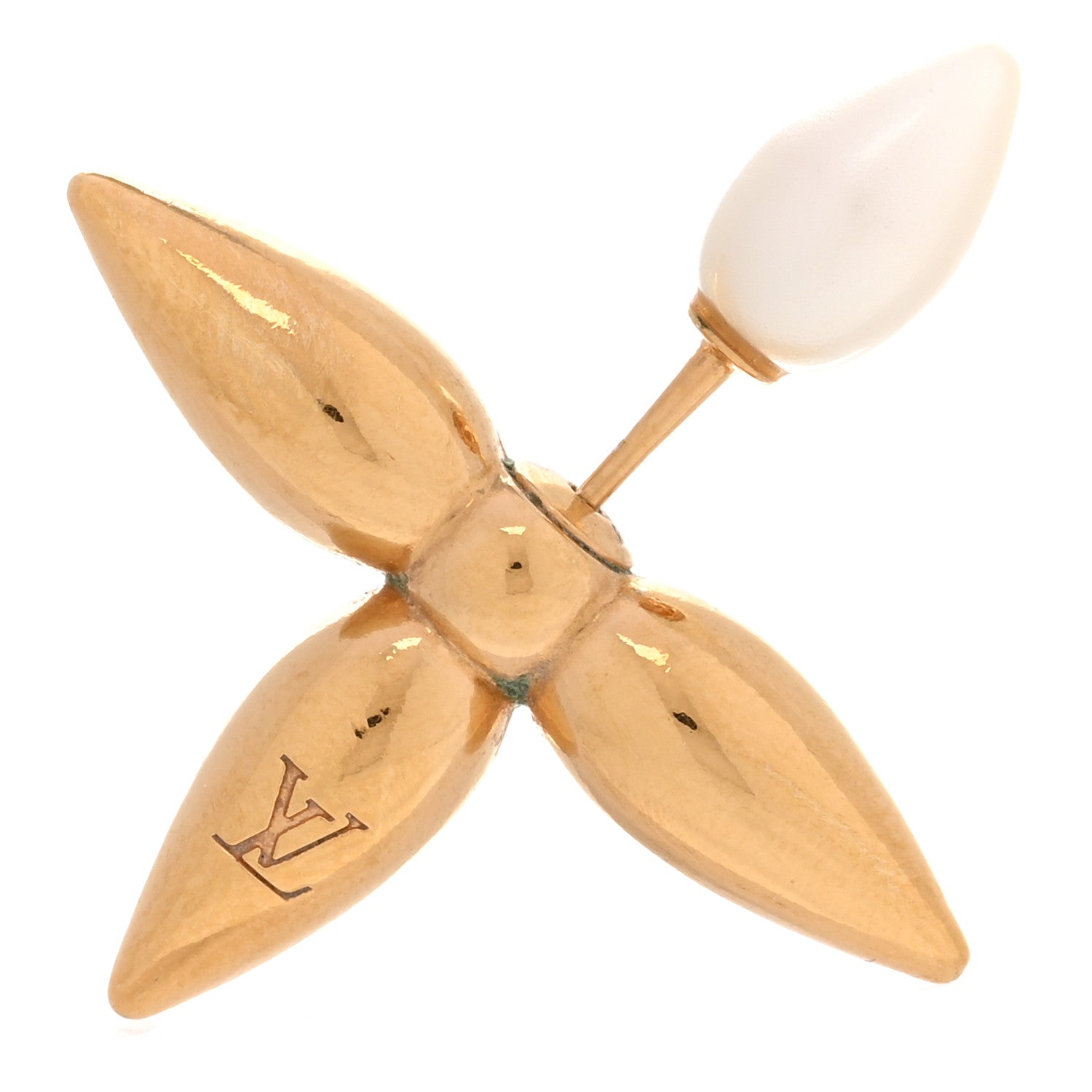 Pearl Louisette By Night Earrings Gold
