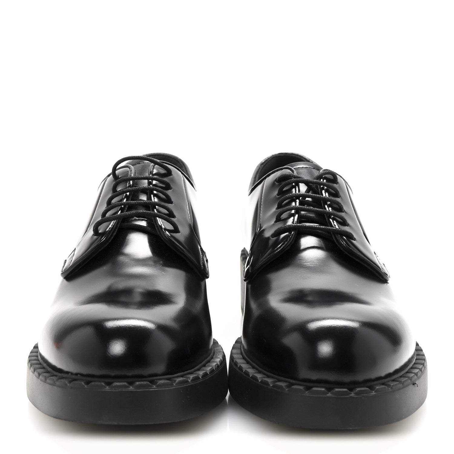 Spazzolato Lace Up 50mm Loafers 39 Black