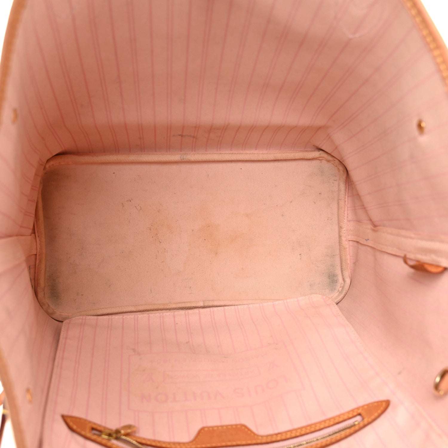 Damier Azur Neo Neverfull MM Rose Ballerine