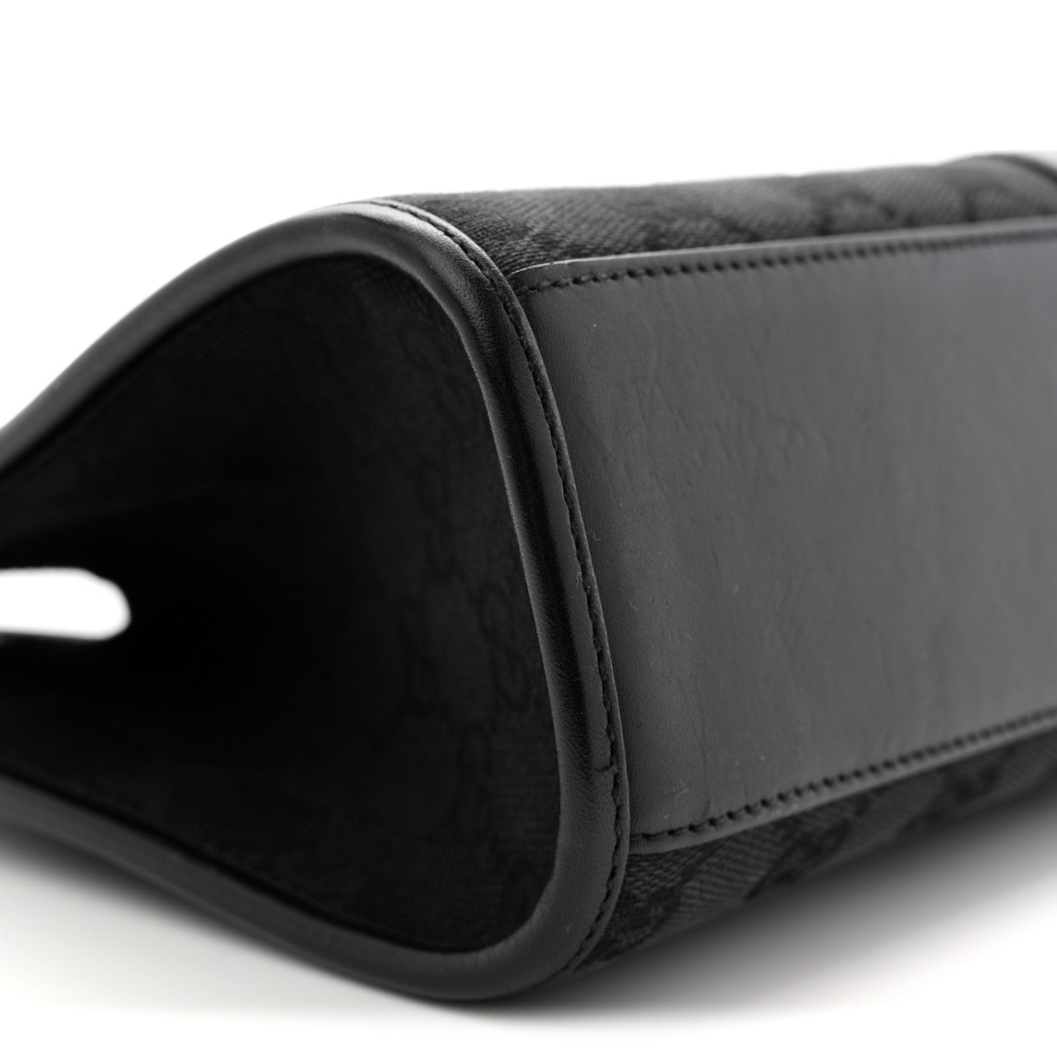Monogram Bardot Shoulder Bag Black