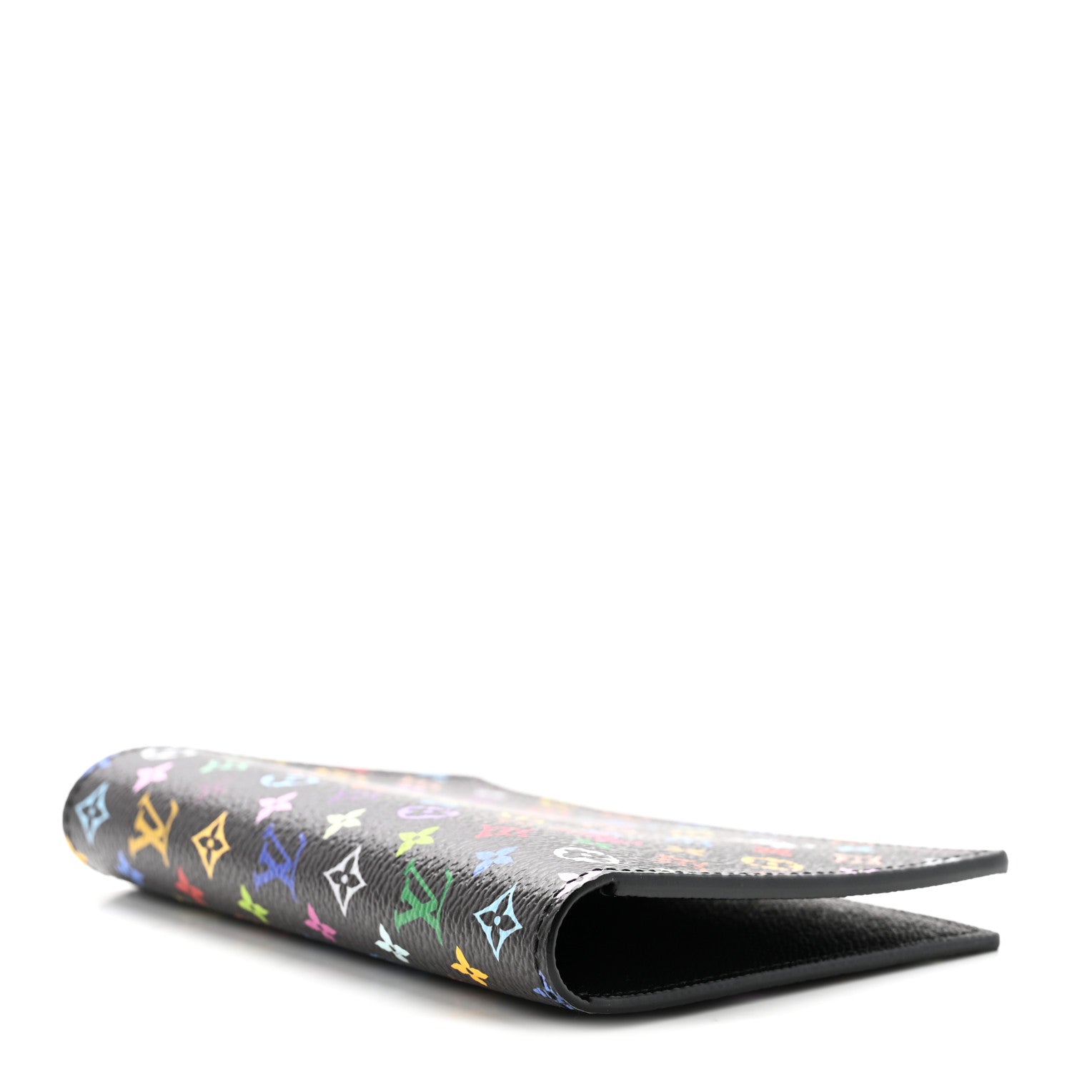 LV X TM Monogram Multicolor Passport Cover Black