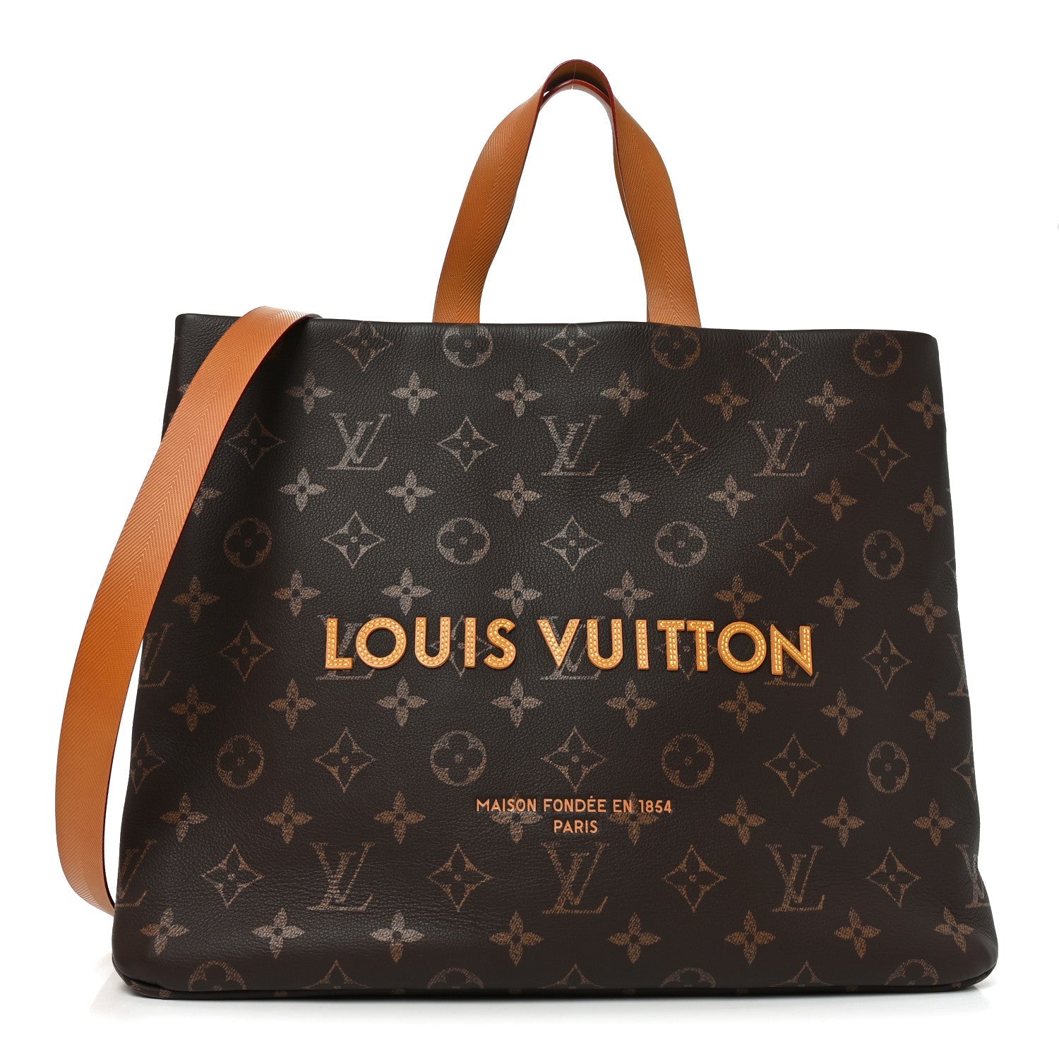 Calfskin Monogram Shopper Tote MM