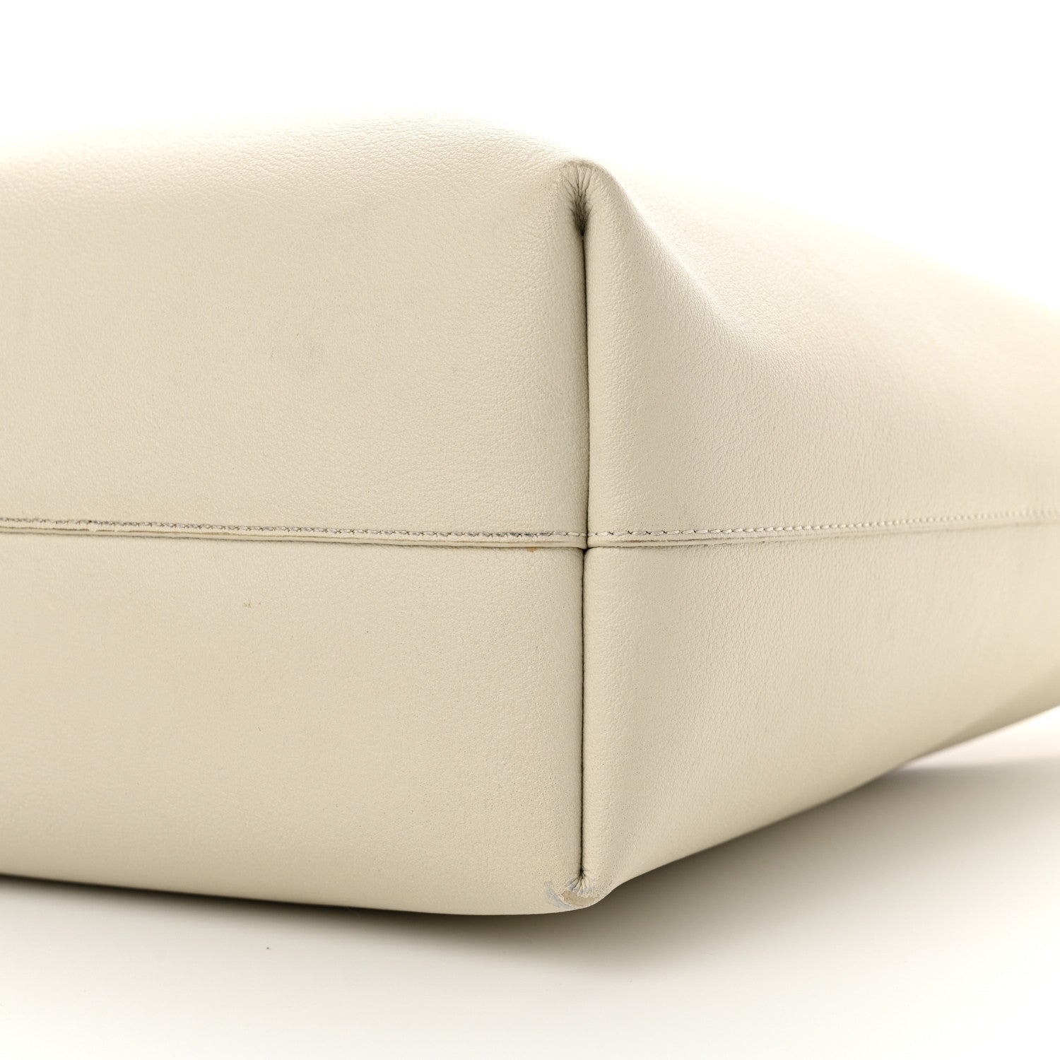 Calfskin Large Shopping Tote Porcellana