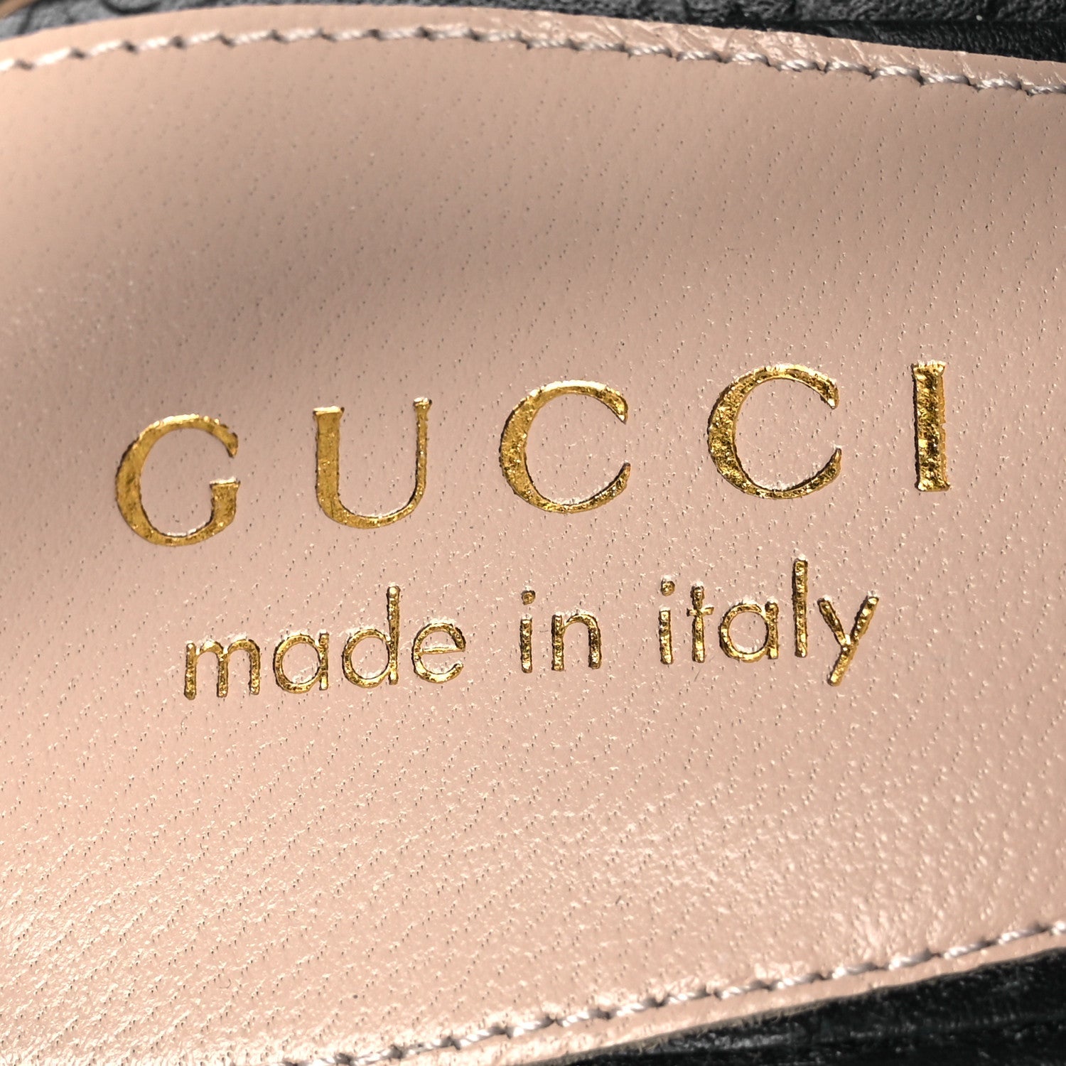 Guccissima Horsebit Platform 70/160mm Slingback Mules 38.5 Black