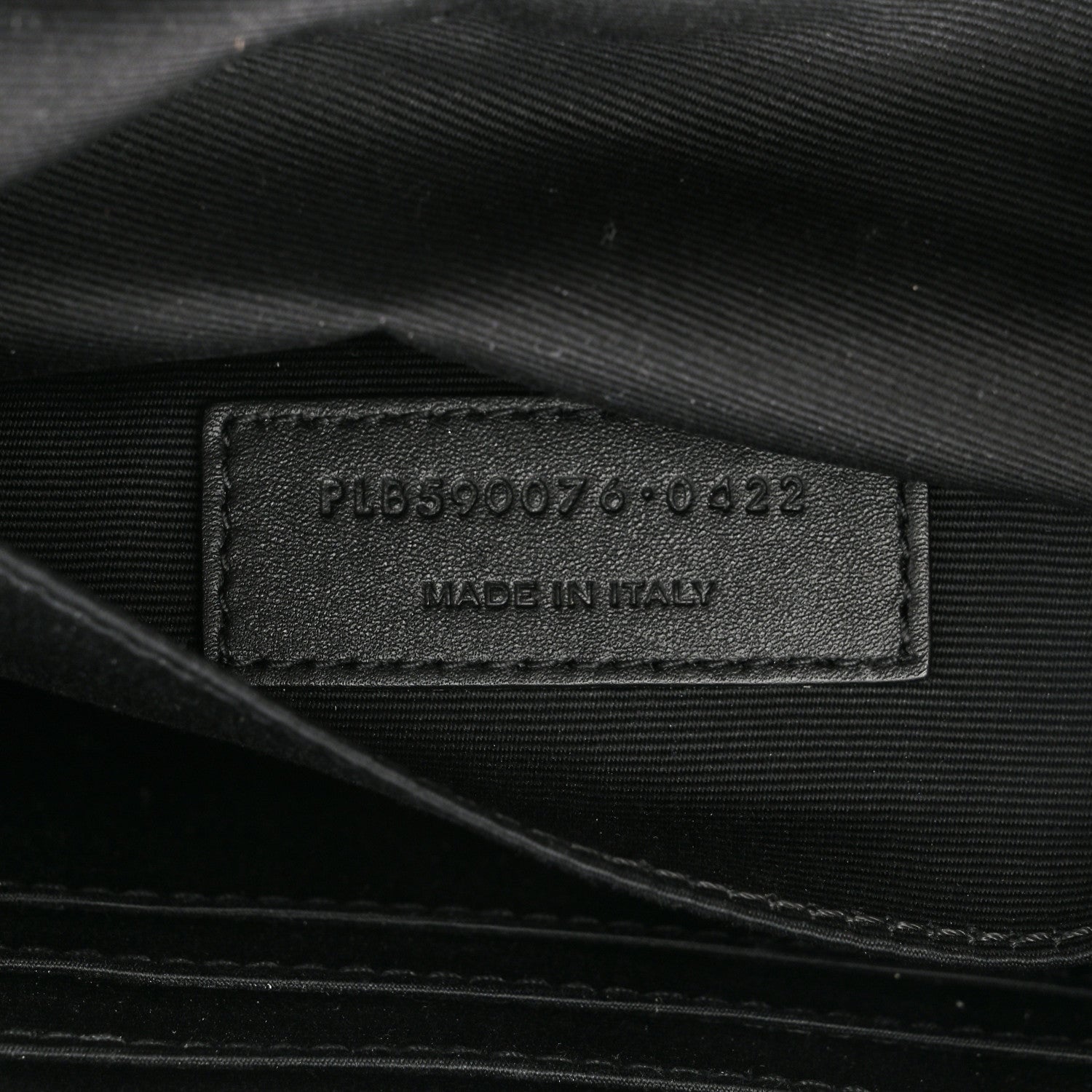 Calfskin Monogram Belt Bag Black
