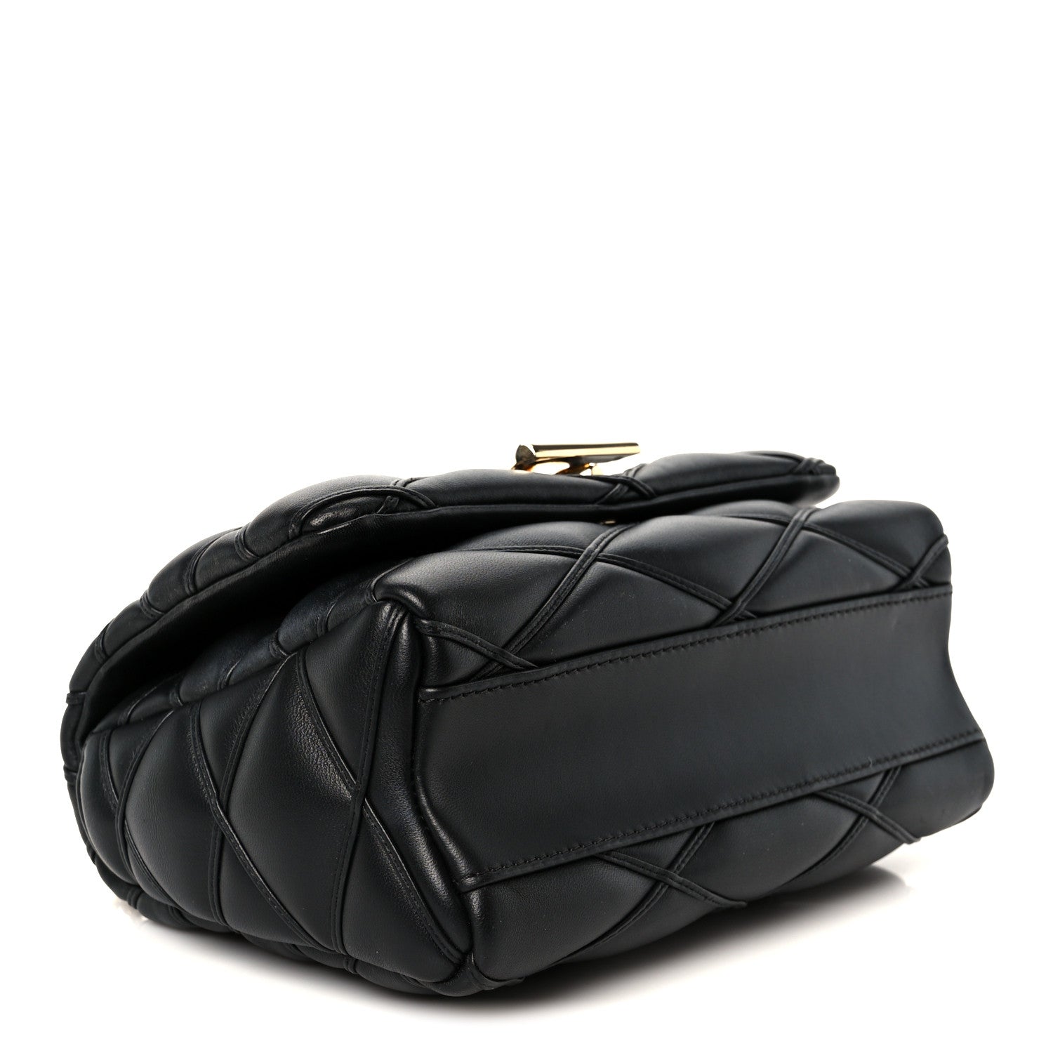 Lambskin Malletage Top Handle GO-14 MM Black