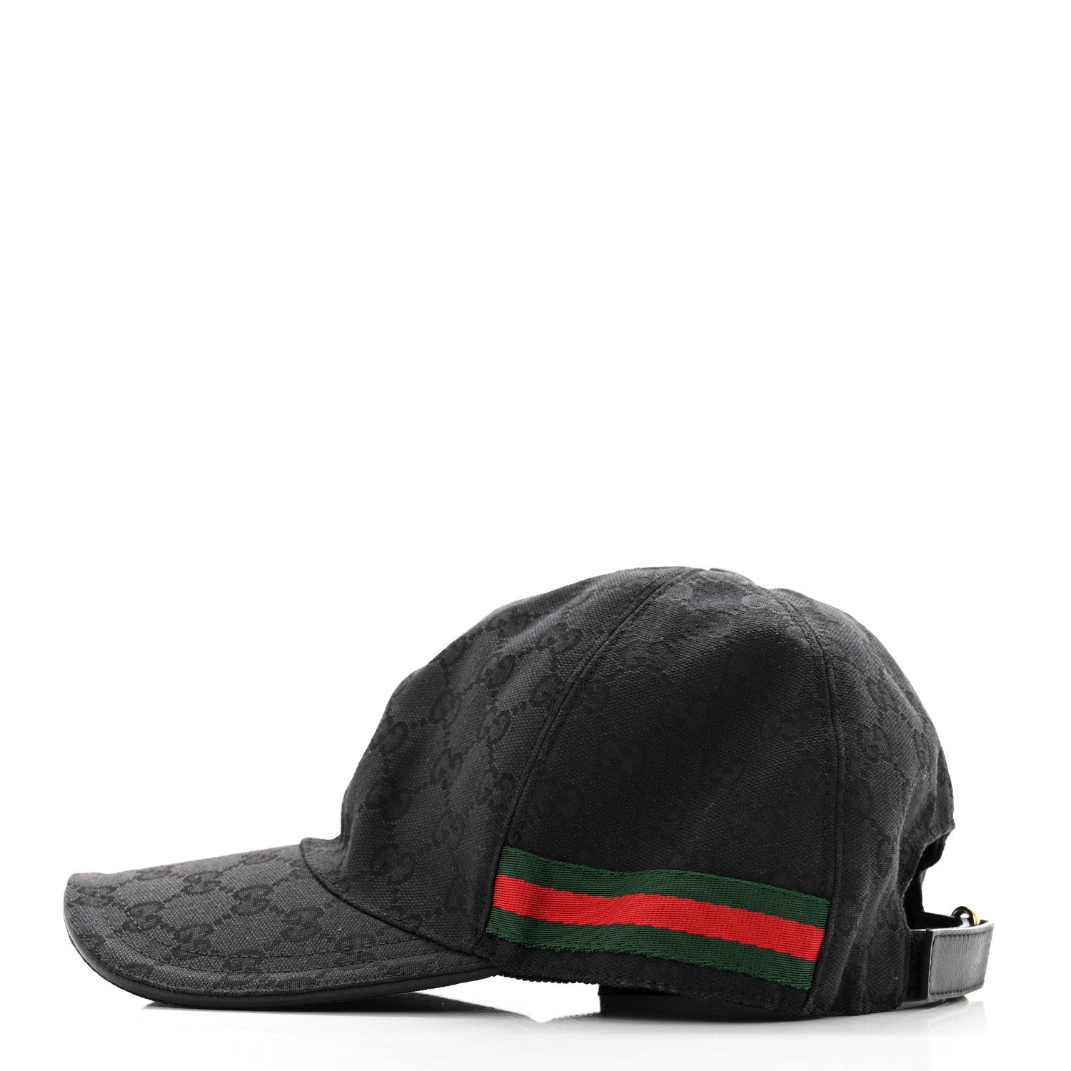 Monogram Web Baseball Hat XL Black