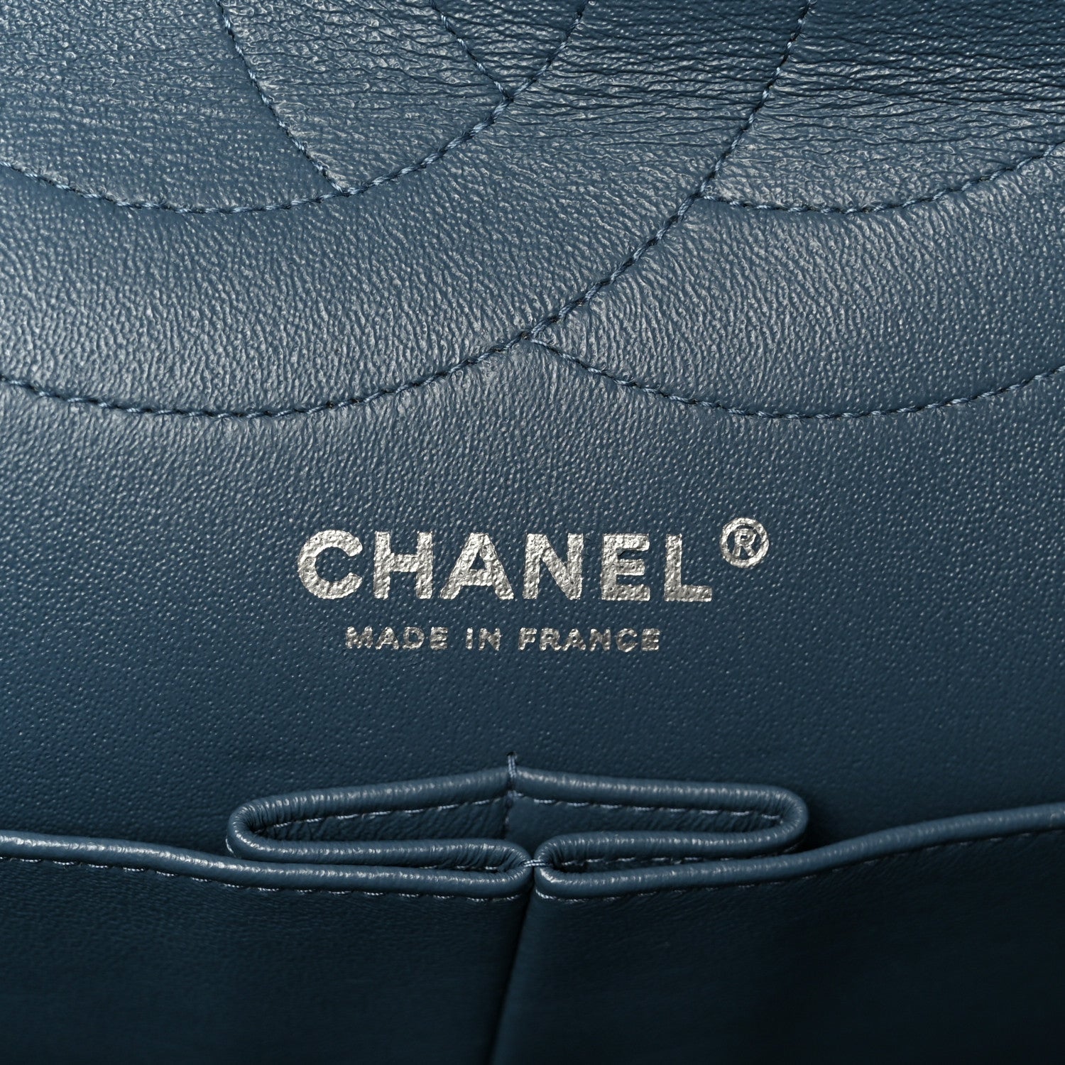 Aged Calfskin Quilted 2.55 Reissue 226 Flap Dark Blue