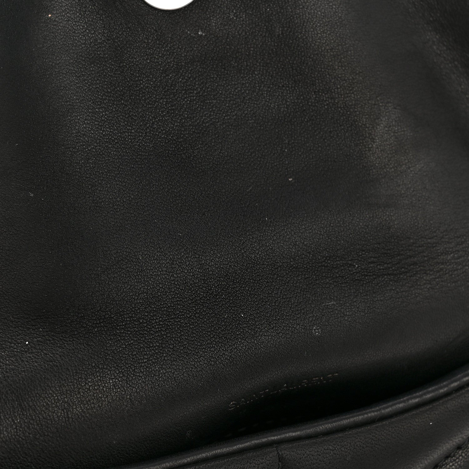 Lambskin Quilted Toy Loulou Puffer Monogram Monochrome Chain Satchel Black