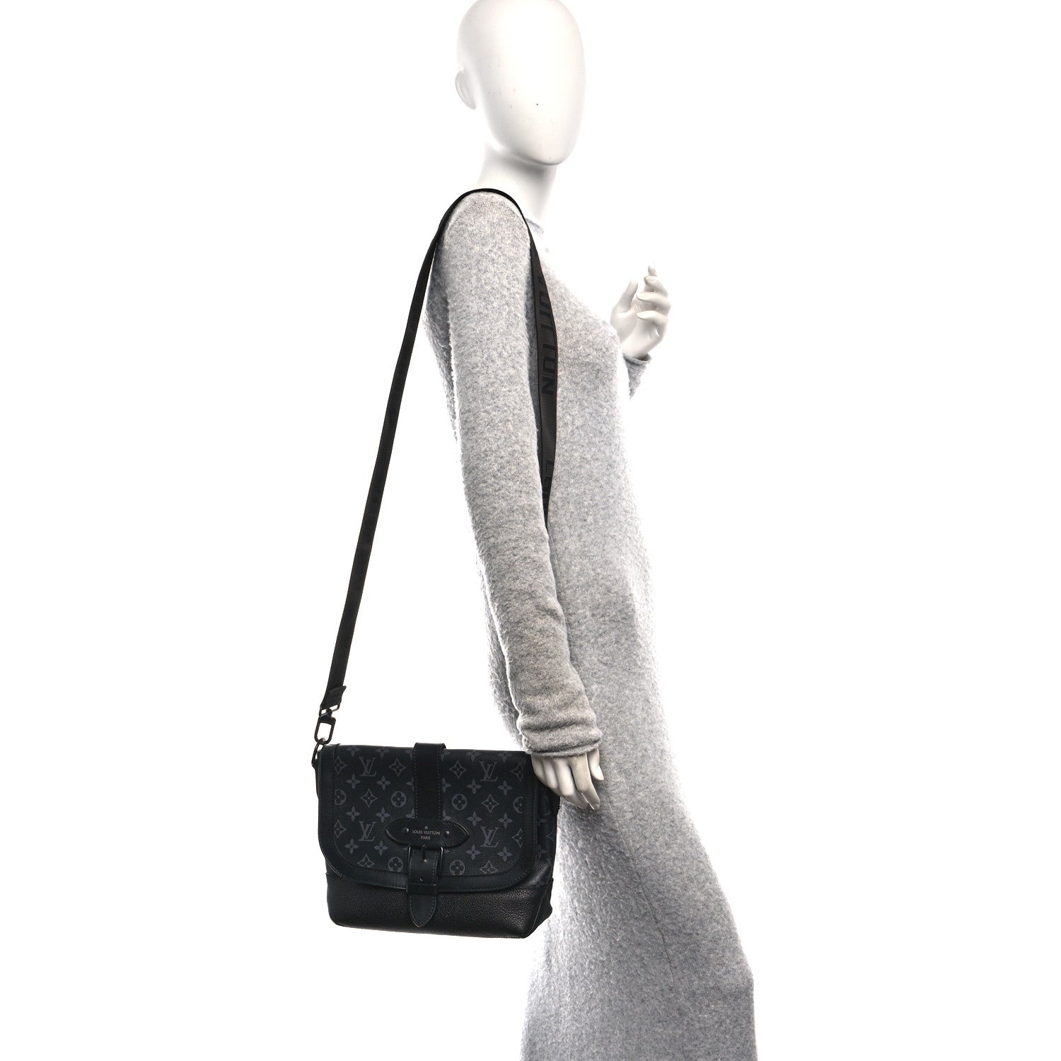 Monogram Eclipse Saumur Messenger NV Black