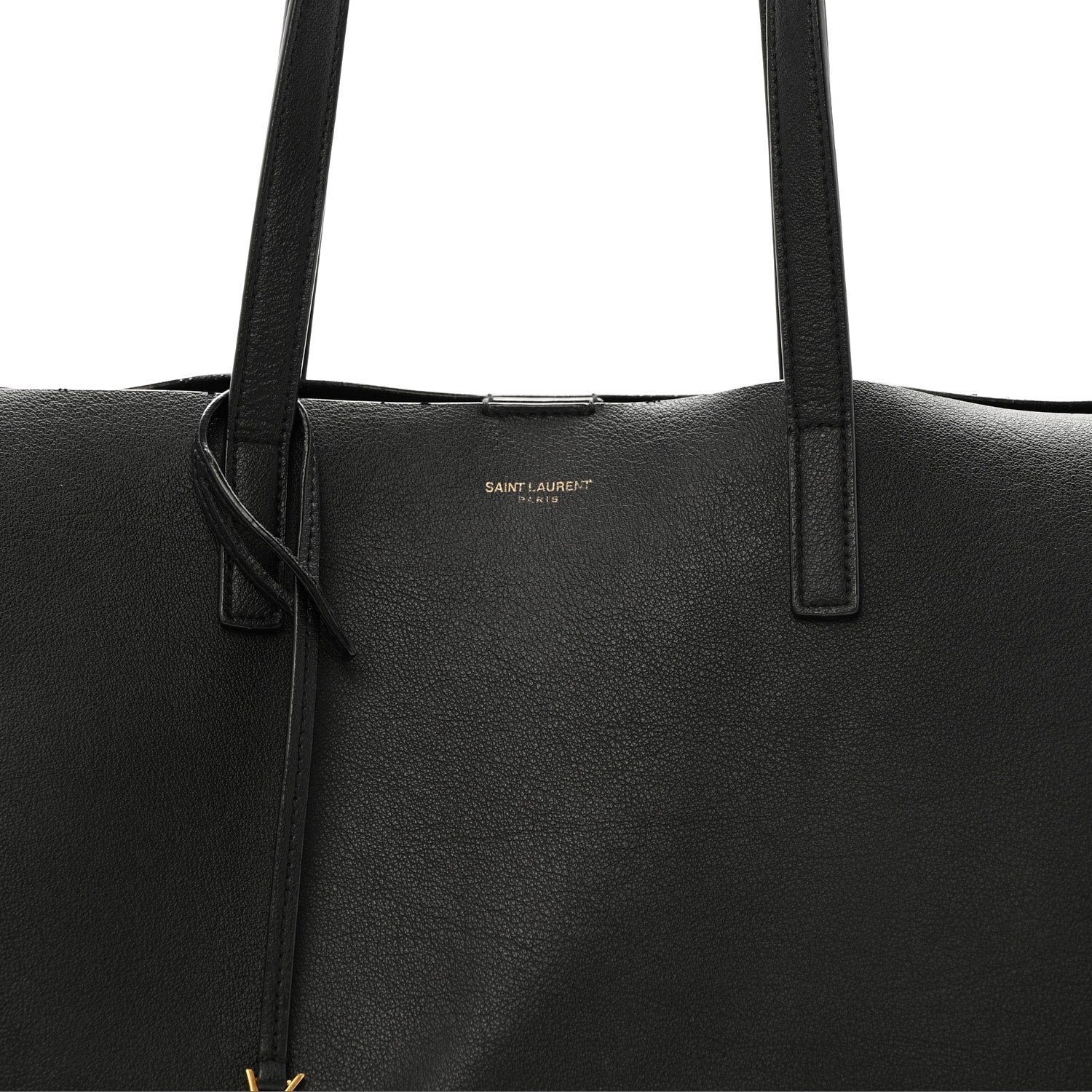 Calfskin Large Shopping Tote Black
