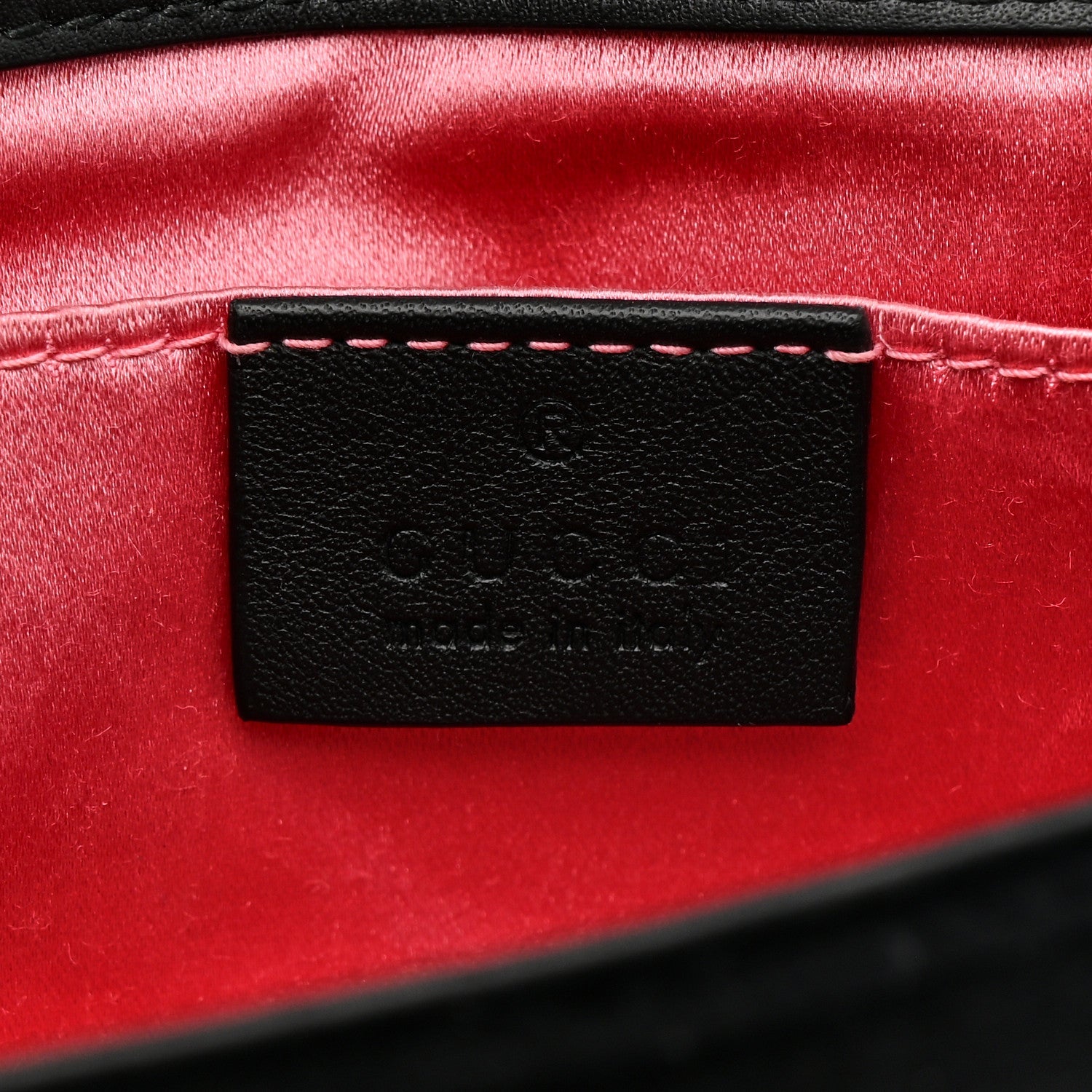 Velvet Matelasse Mini GG Marmont Shoulder Bag Black