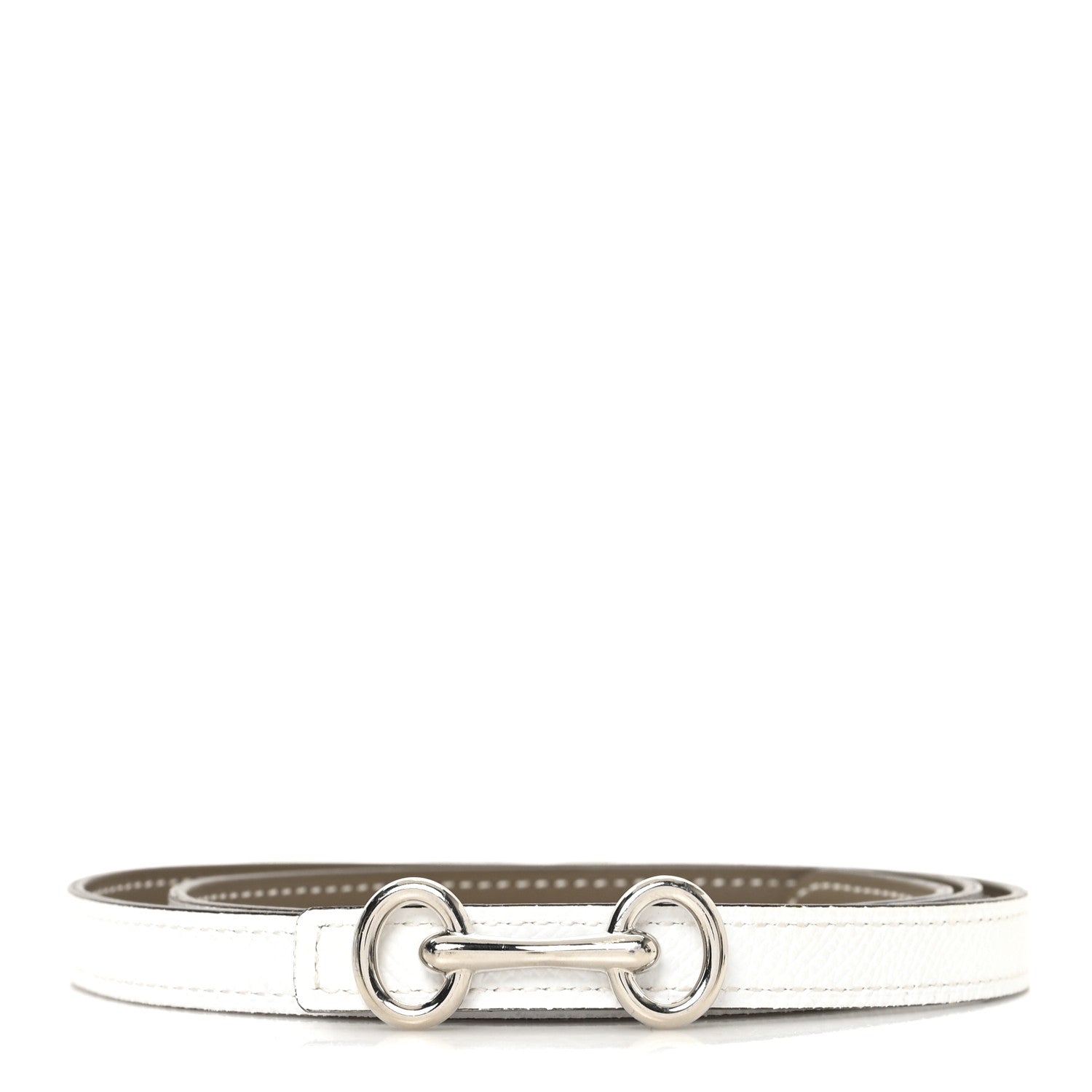 Epsom Swift 13mm Heritage 85 34 Belt Etoupe White