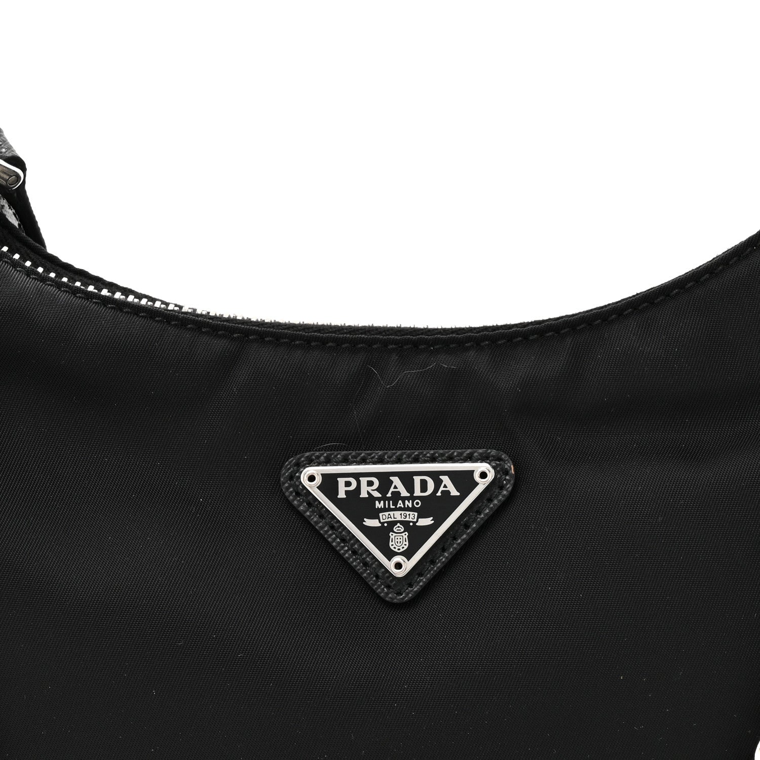 Re-Nylon Saffiano Re-Edition 2005 Shoulder Bag Black