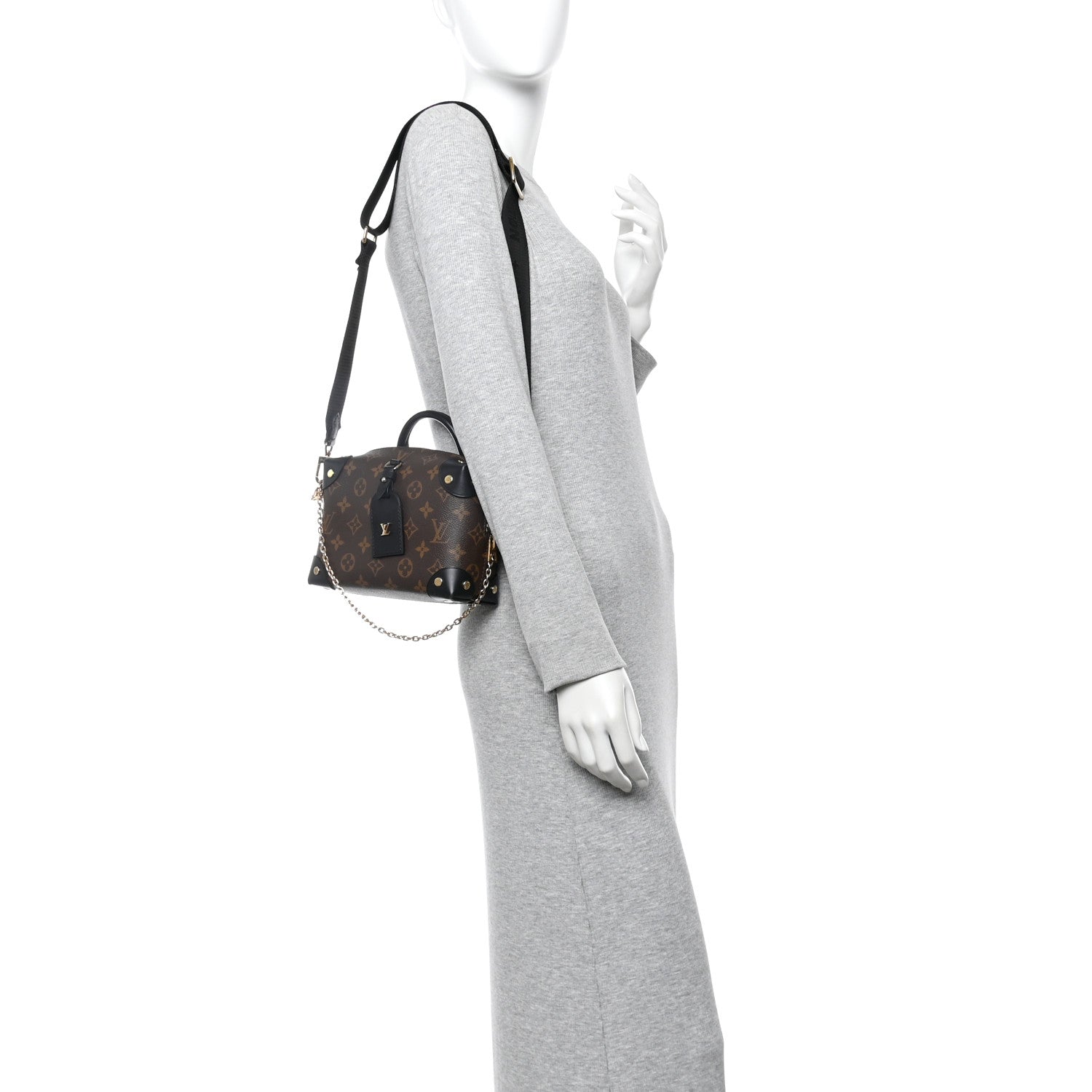 Monogram Petite Malle Souple Black