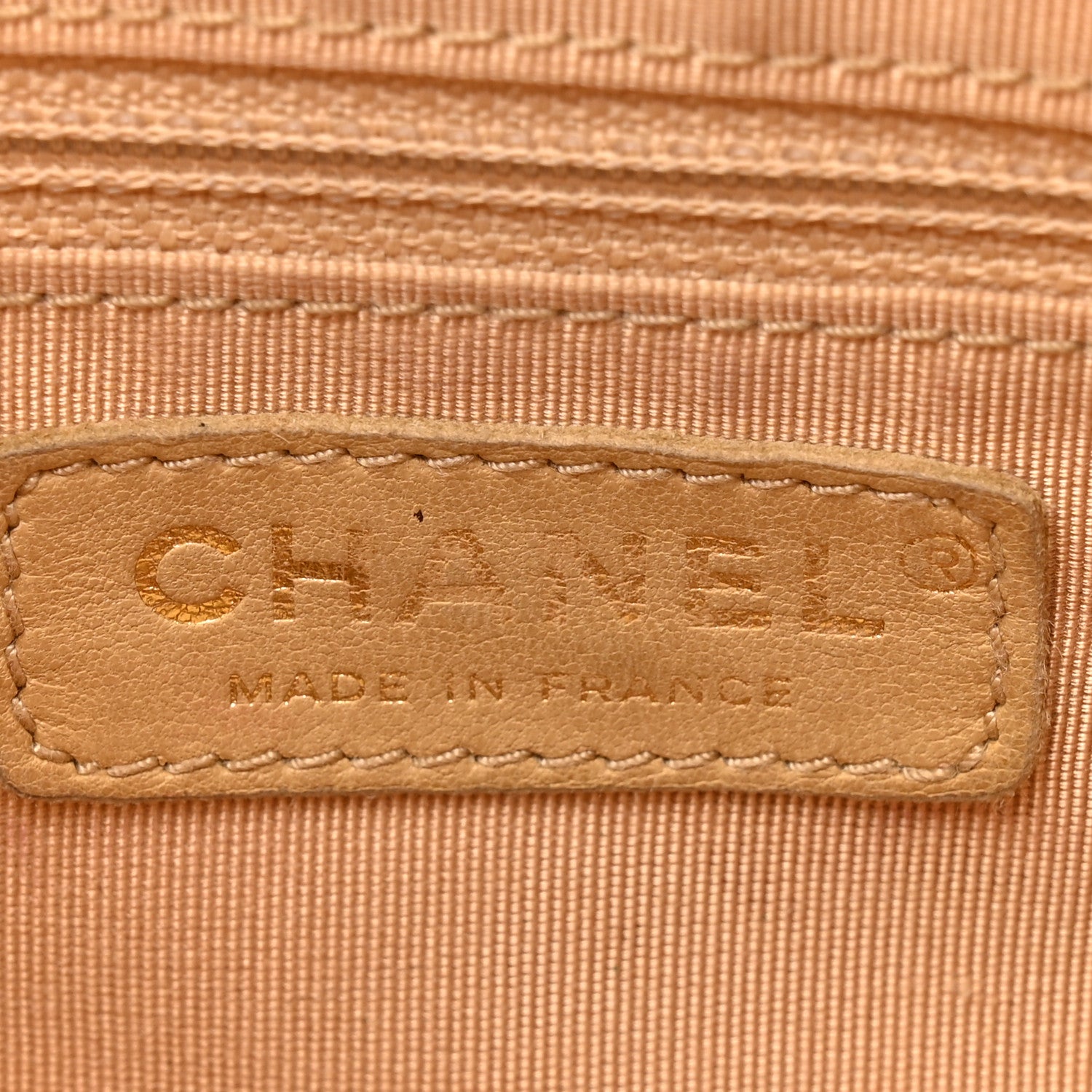 Caviar Quilted Timeless CC Shoulder Bag Beige