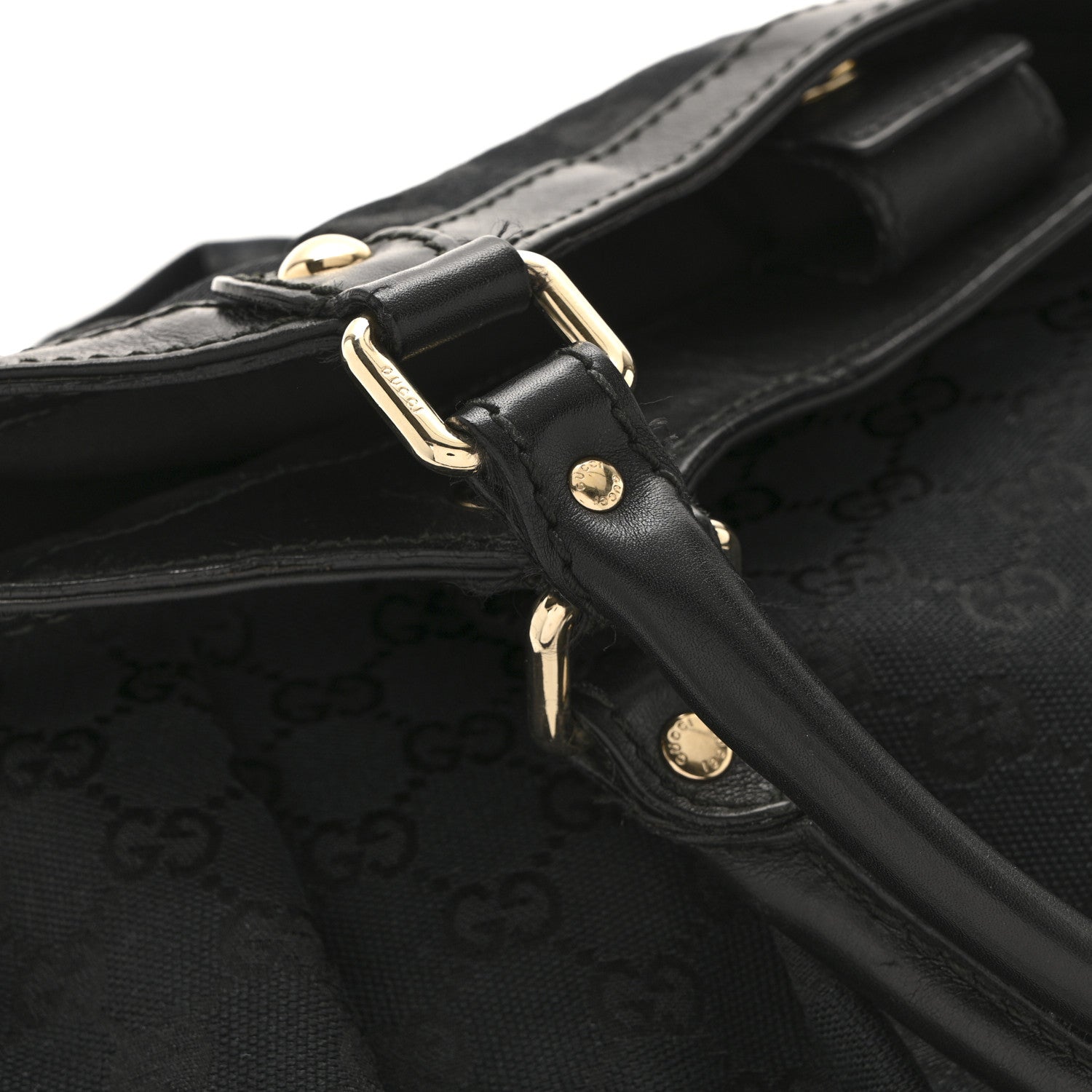 Monogram Large Sukey Black
