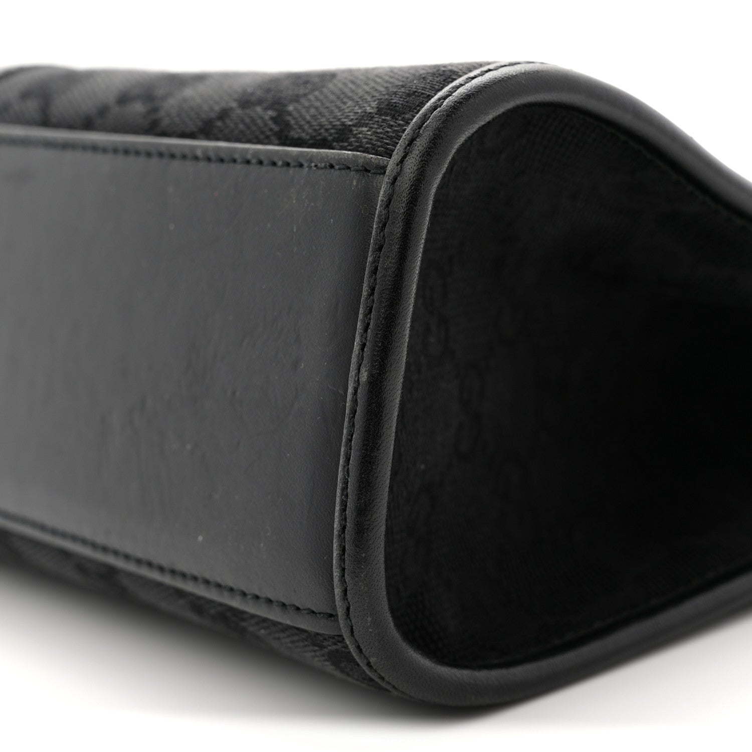 Monogram Bardot Shoulder Bag Black