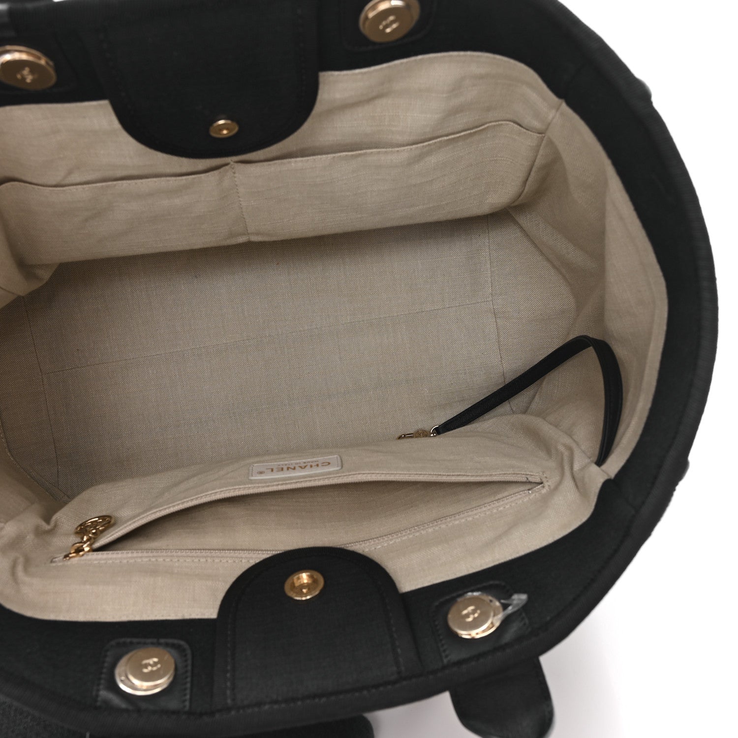 Mixed Fibers Medium Deauville Tote Black