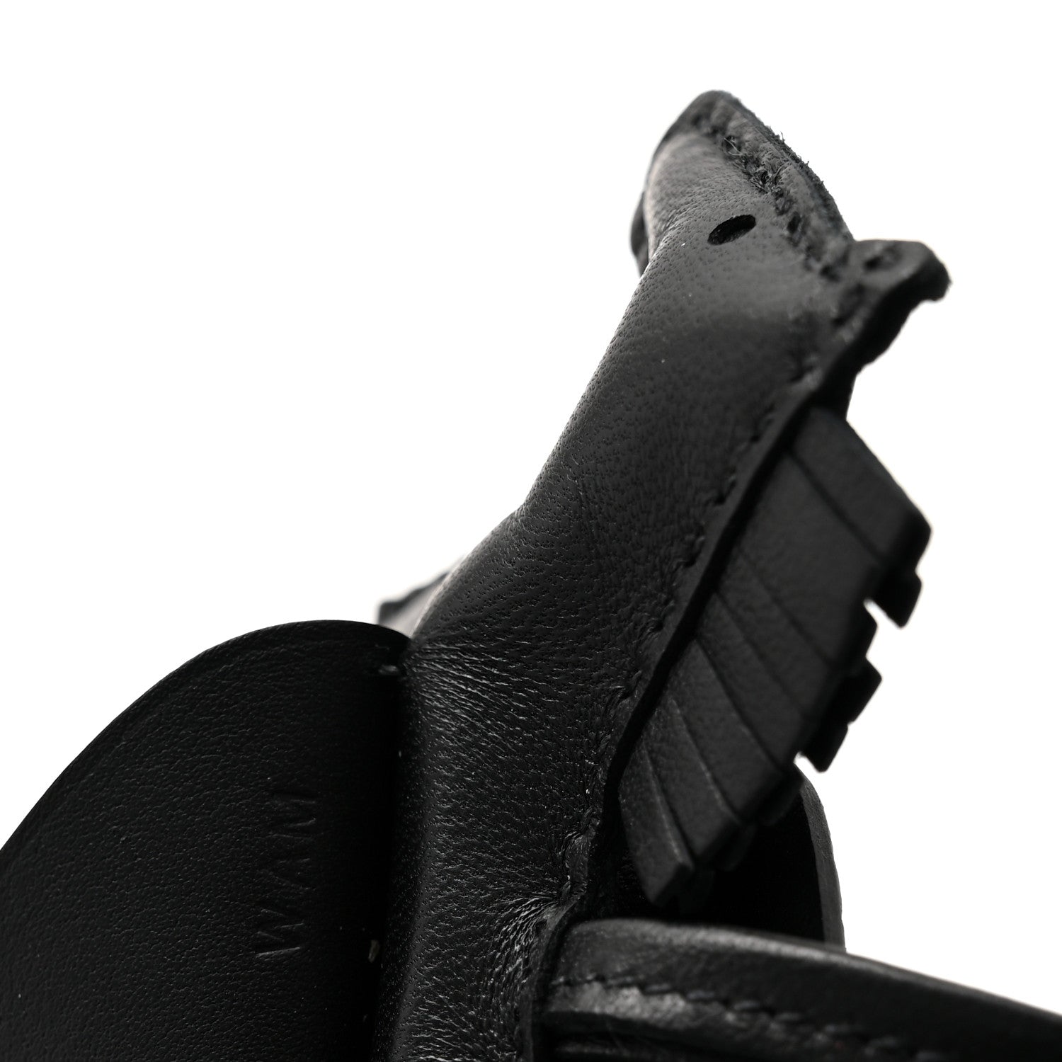 Milo Lambskin Matte Alligator Touch Grigri Rodeo Pegase Horse Bag Charm PM Black Graphite