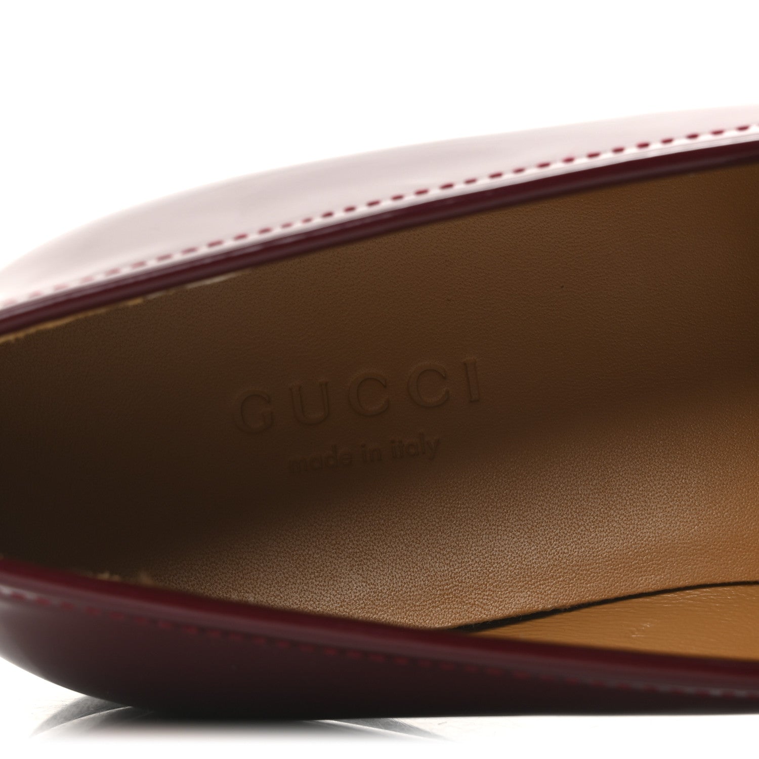Vitello Vernice Soft Nappa Womens Jordaan Loafers 36 Rosso Ancora