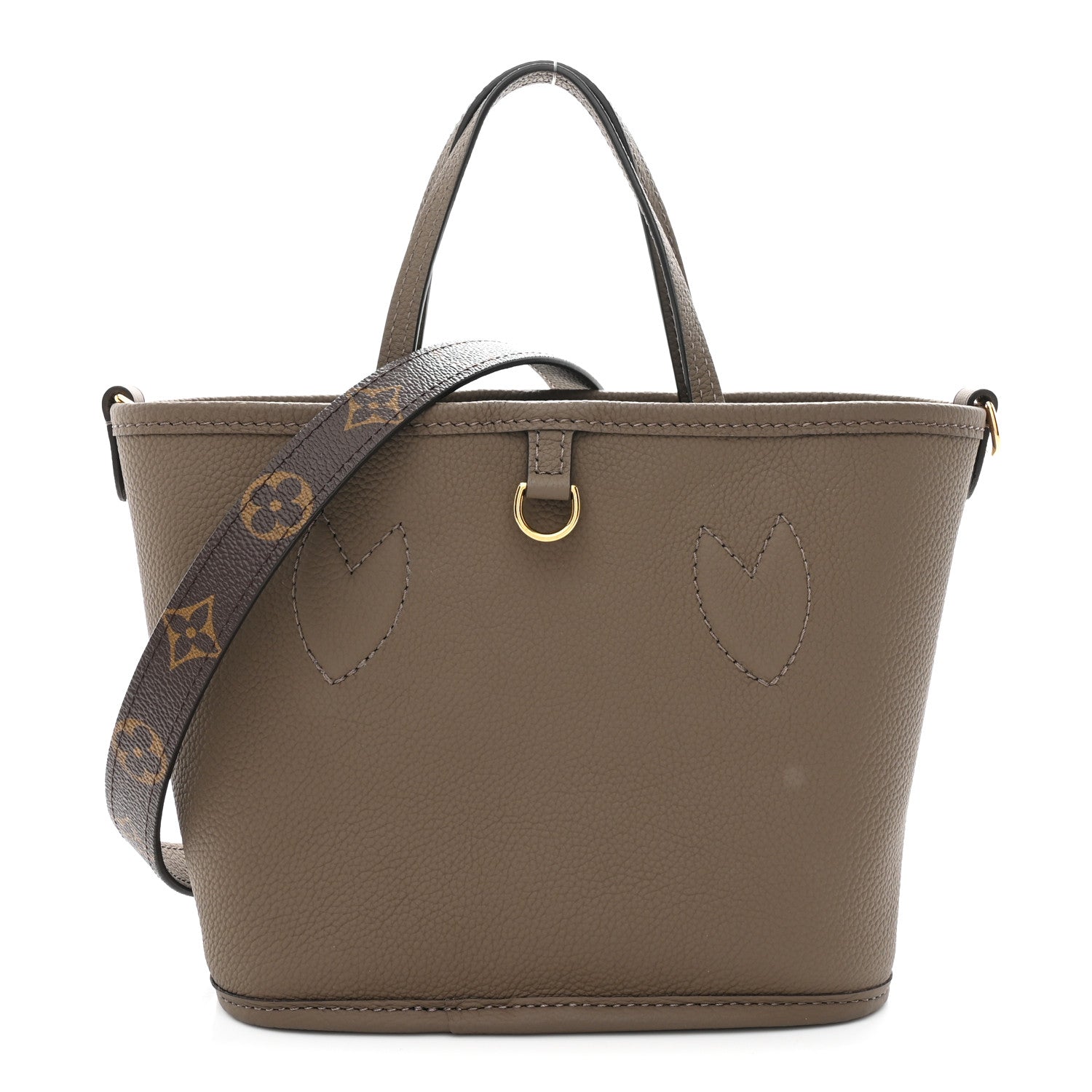 Monogram Neverfull Inside Out Bandouliere BB Dark Fango