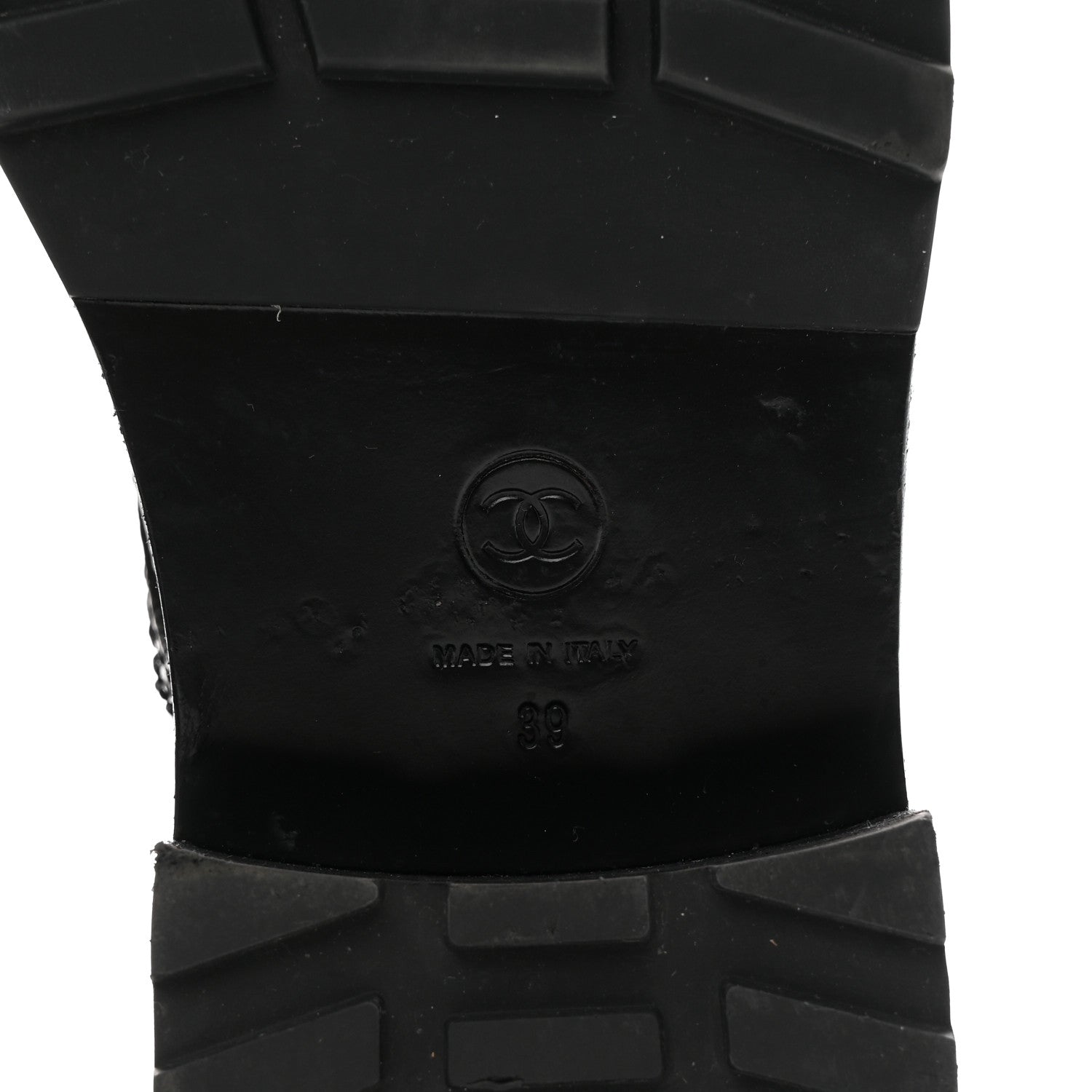 Shiny Calfskin Velvet Pearl Combat Short Boots 39 Black