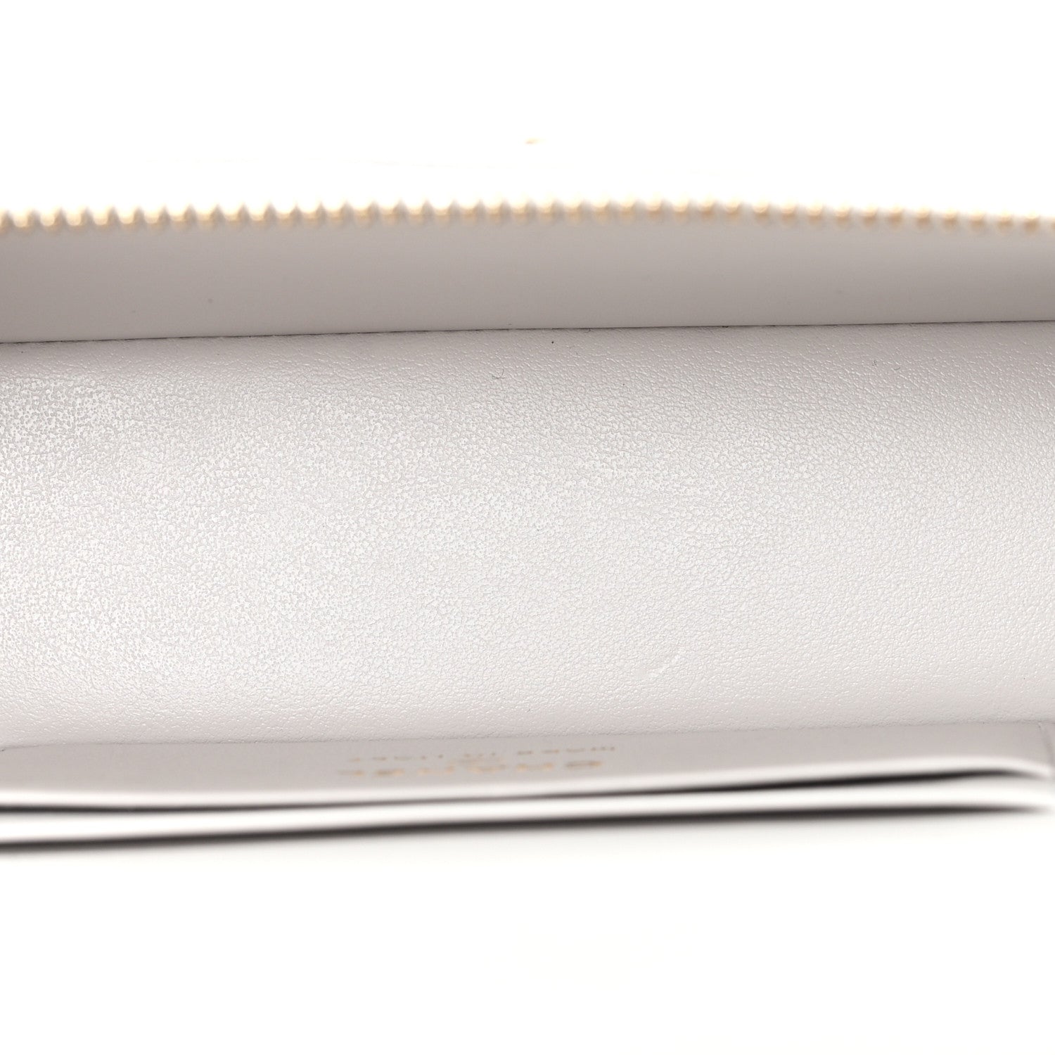Caviar Quilted Trendy Handle Slim Vanity Light Grey