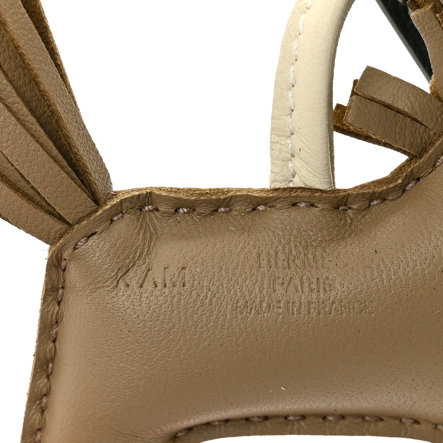 Milo Lambskin Grigri Rodeo Robeo Coeur Bag Charm PM Beige Marfa Craie Vert Mangrove